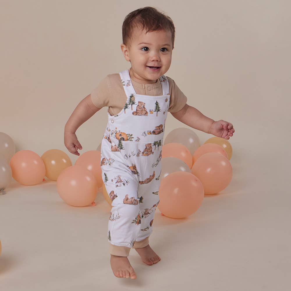Snuggle Hunny - Bears Organic Snuggle Overalls - 0-3 Months (000)