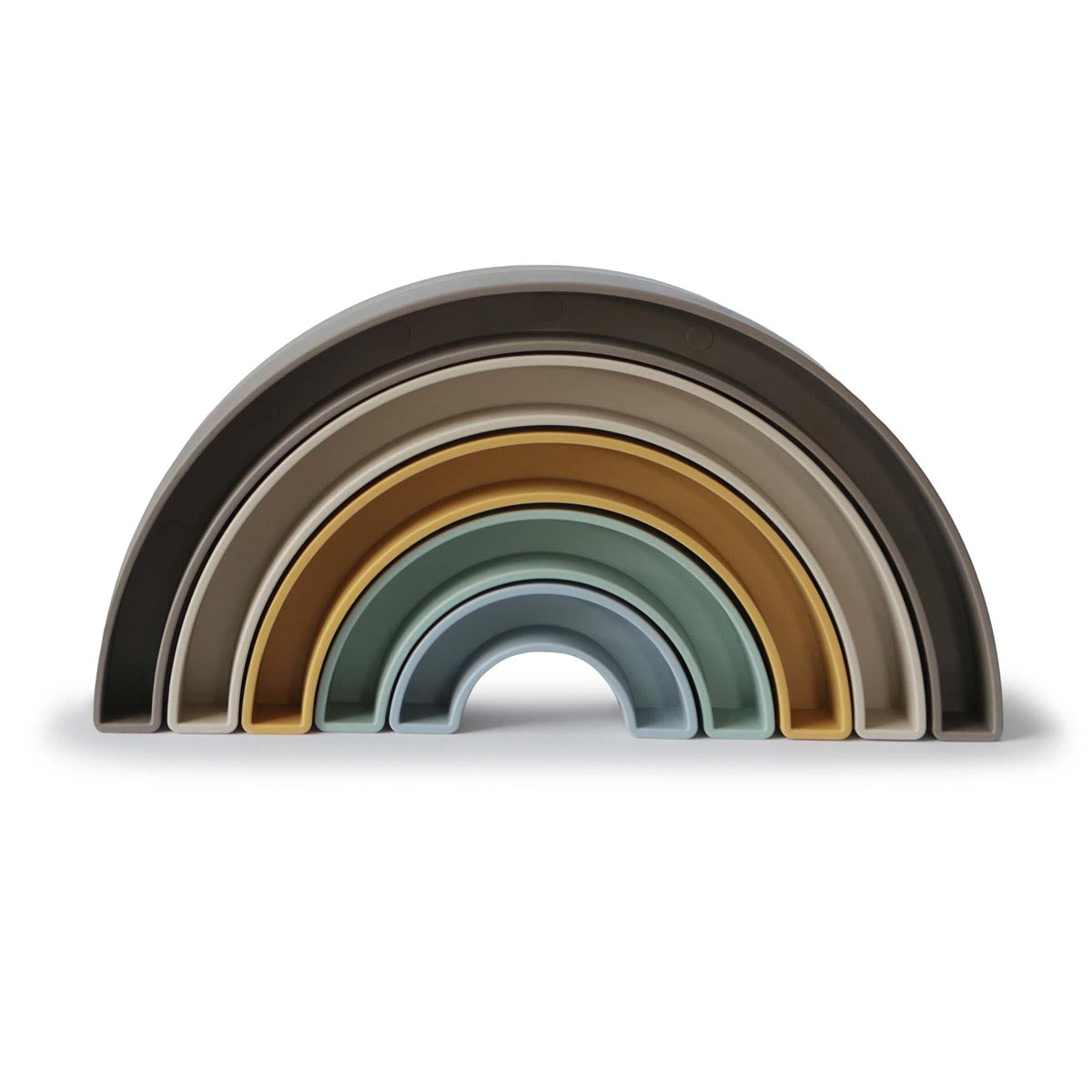 Mushie Rainbow Stacker - Tiny Tots Baby Store 