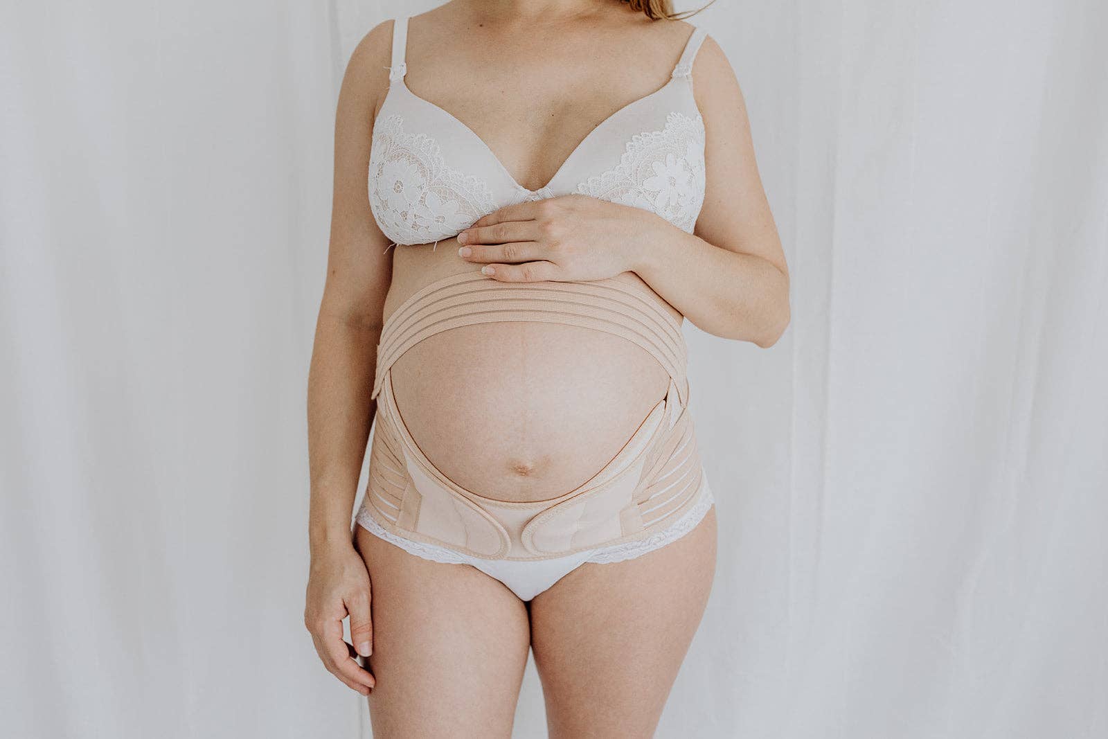 Bubba Bump - Pregnancy Support Belly Belt - Nude / 16-18