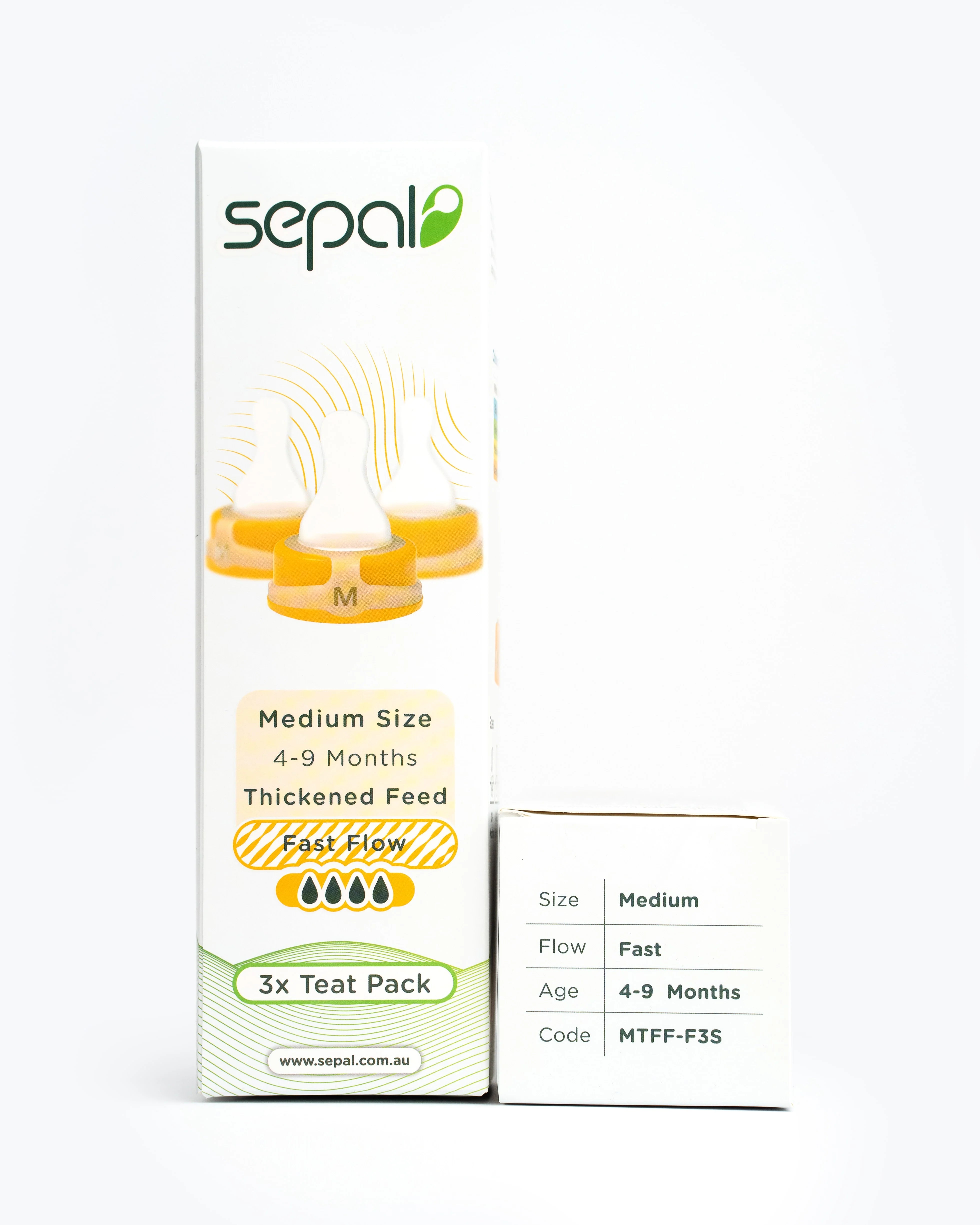 Sepal 3 Pack Teats | Medium Teat | Fast Flow 