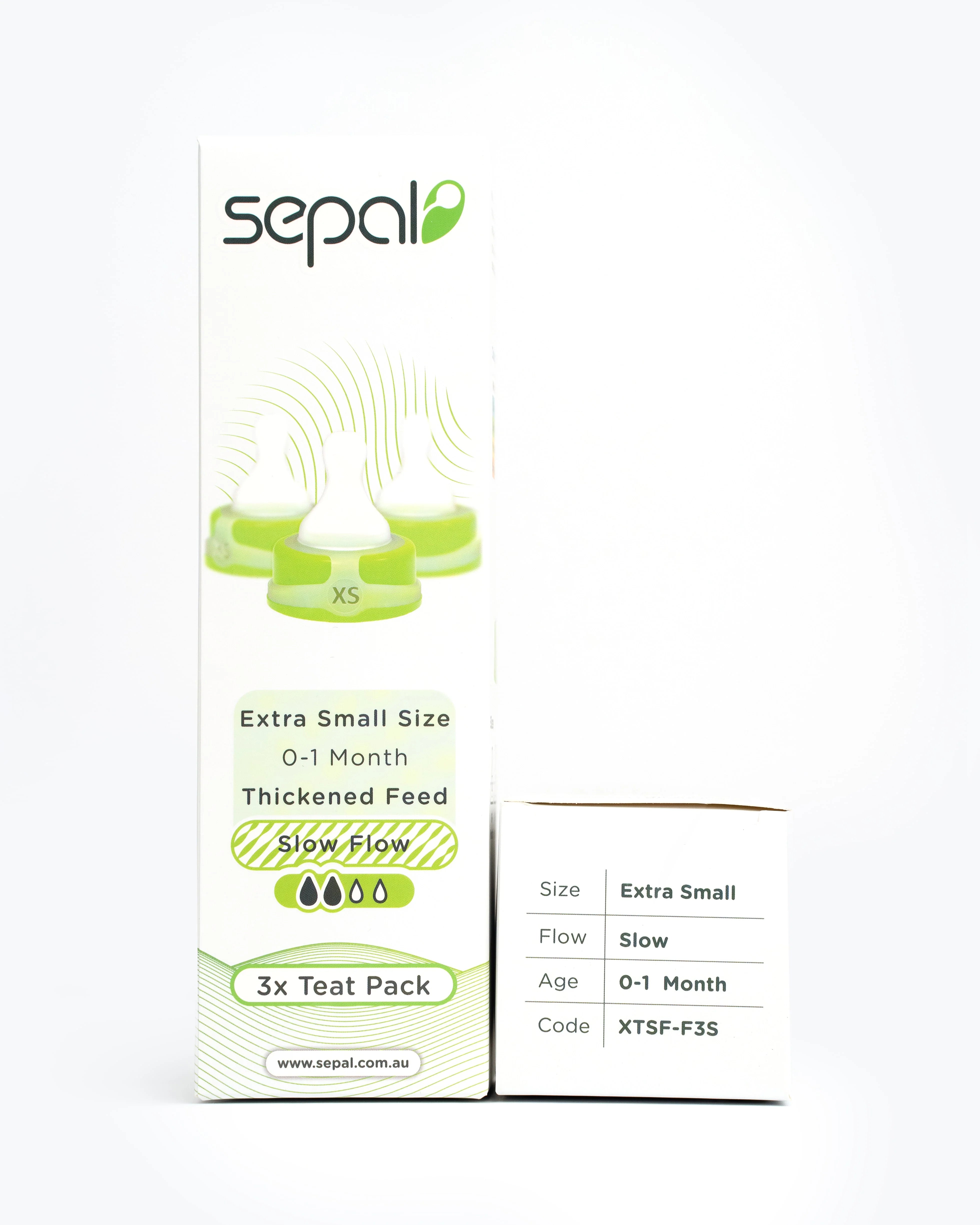 Sepal 3 Pack Teats | Extra Small Teat | Extra Slow Flow (Copy) 