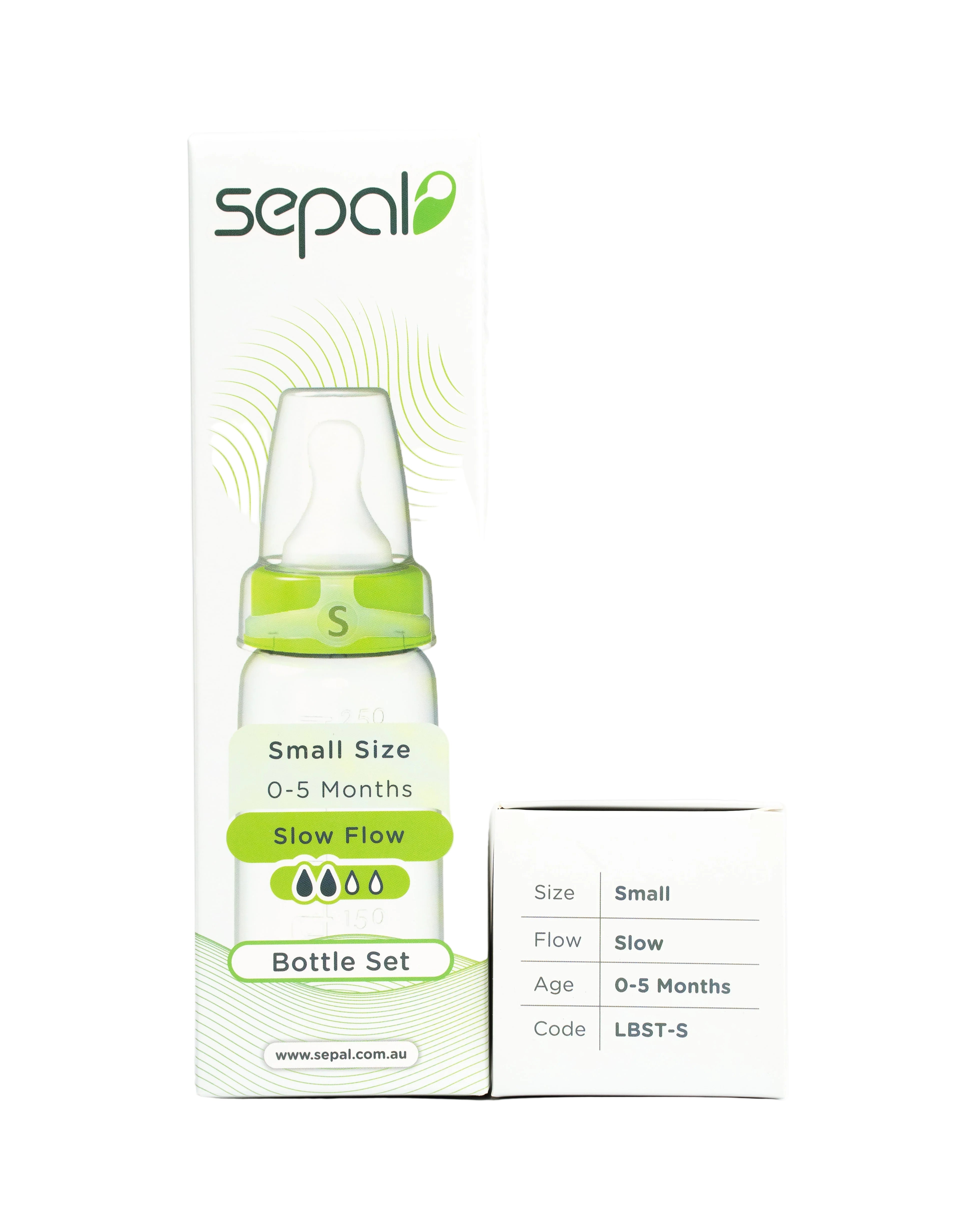 Sepal 150ml Bottle Set | Small Teat | Slow Flow 