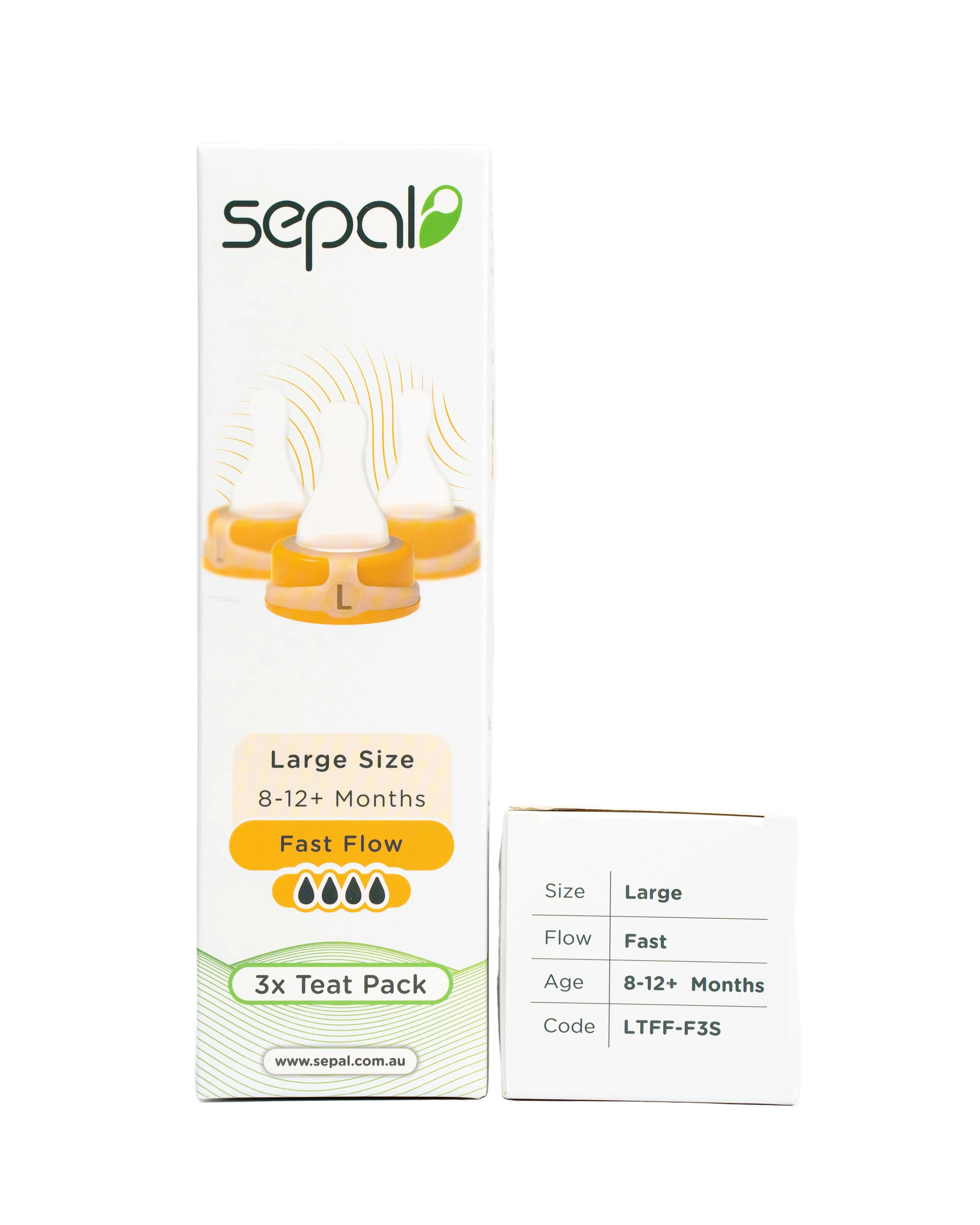 Sepal 3 Pack Teats |3 Pack Teats | Large Teat | Fast Flow 