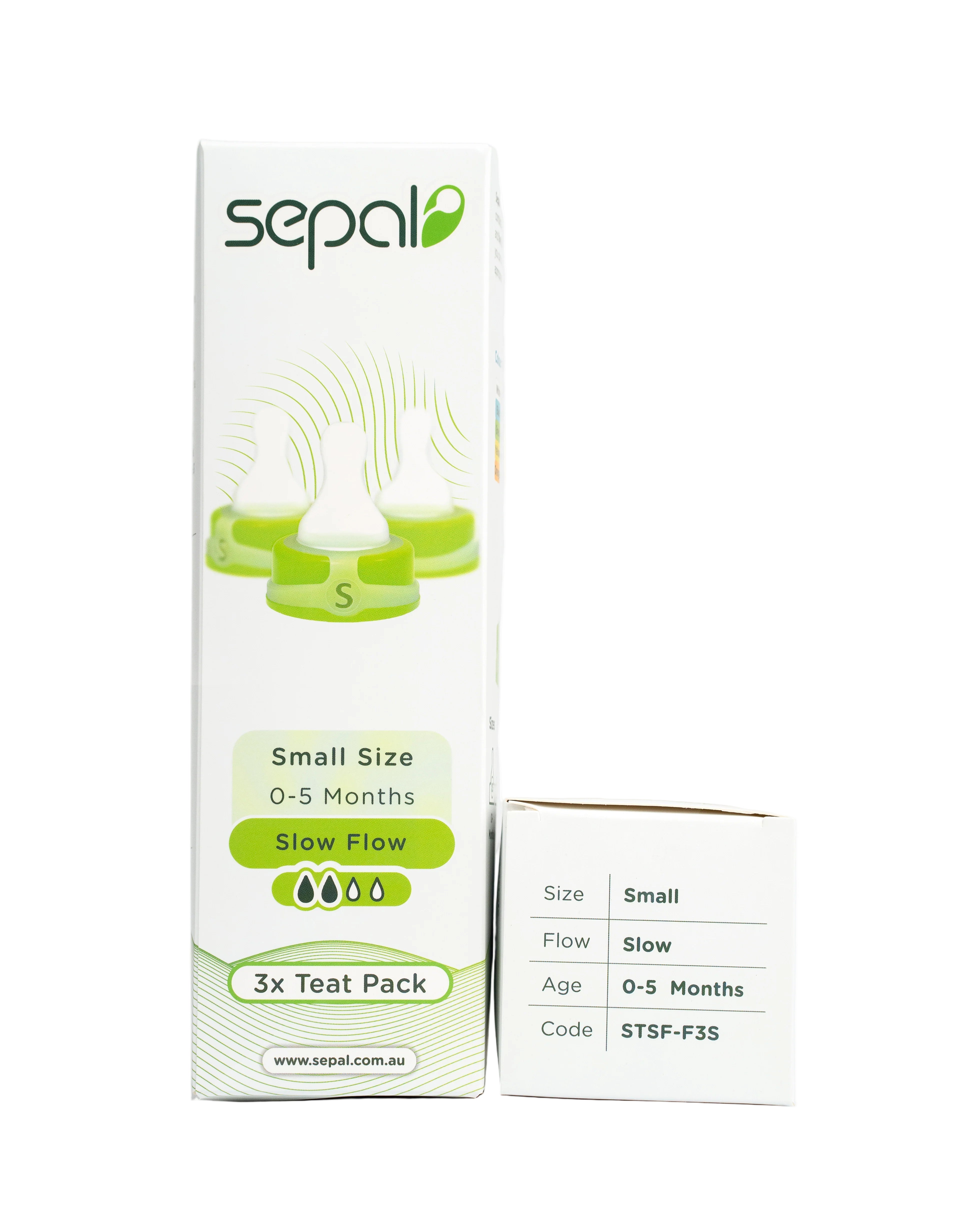 Sepal 3 Pack Teats | Small Teat | Slow Flow 