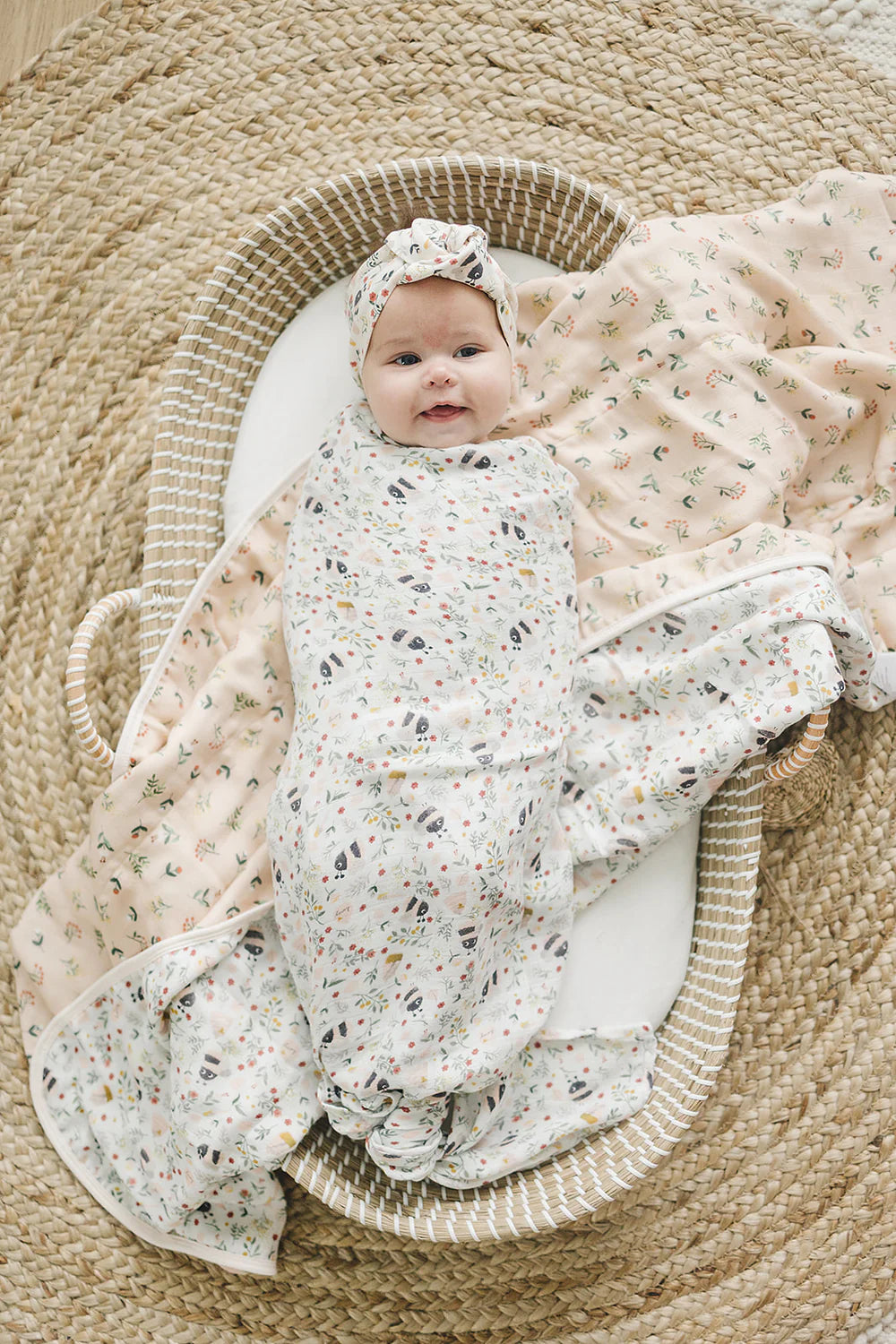 LouLou Lollipop, Muslin Swaddle - Bumble Bees