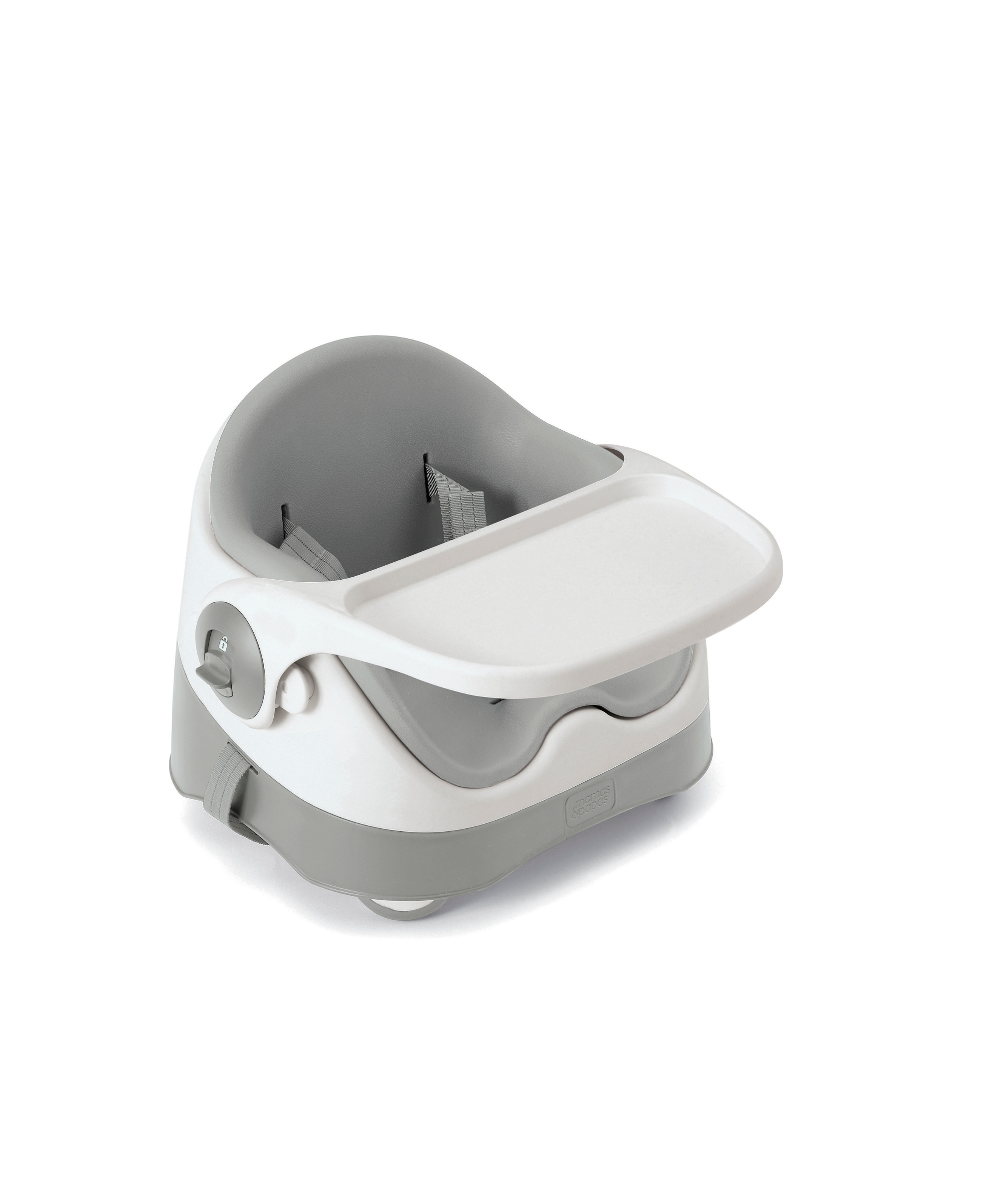 Bud 2-in-1 Booster Seat - Pebble Grey - Tiny Tots Baby Store 