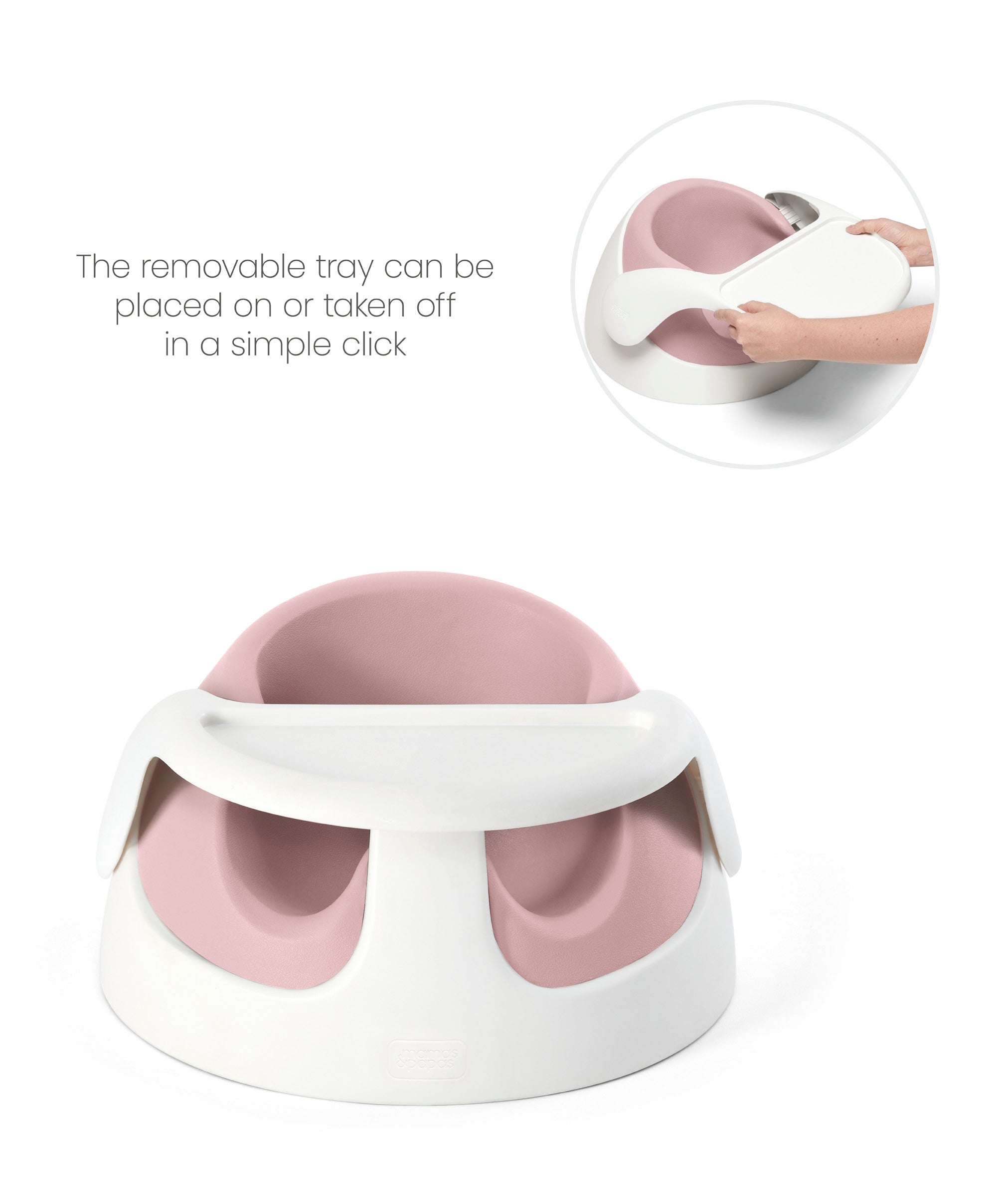 Mamas & Papas Snug Floor Seat with Activity Tray - Blossom - Tiny Tots Baby Store 