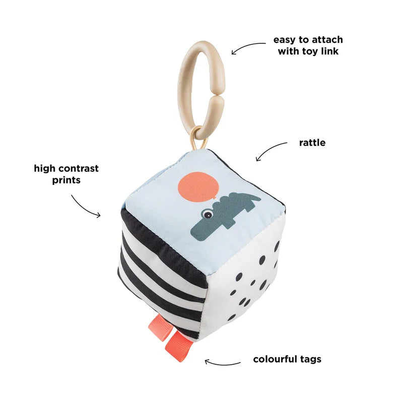 Done by Deer Contrast Baby Cube 