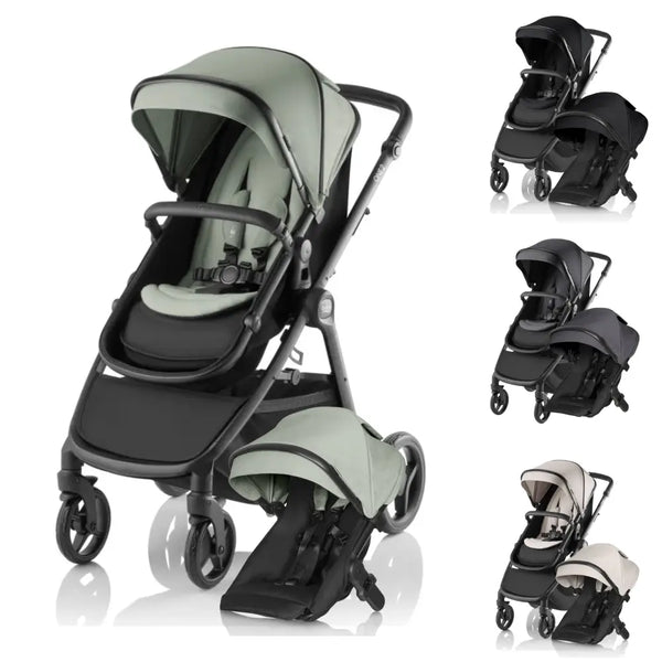 britax 2 seat stroller Britax One2 Stroller and Second Seat Package