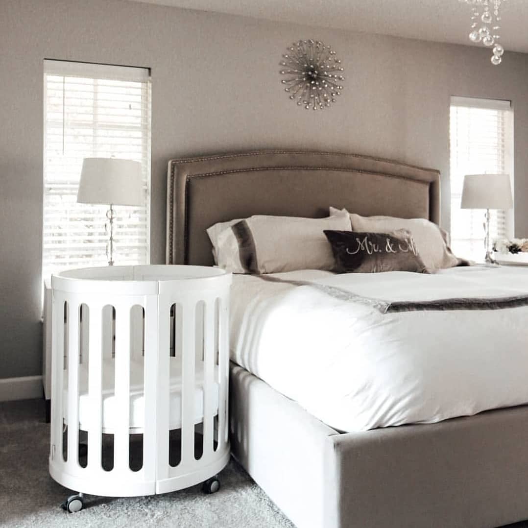 Cocoon NEST 4in1 Cot and mattress Set - WHITE | Essential Starter Cot Package 