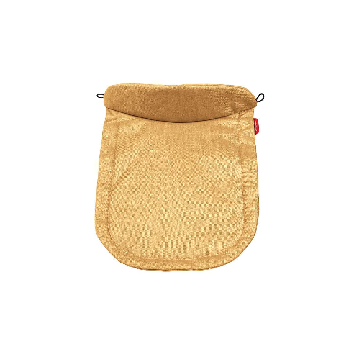 Tan fabric drawstring bag for Phil&Teds Snug Carrycot replacement lid, perfect for baby strollers