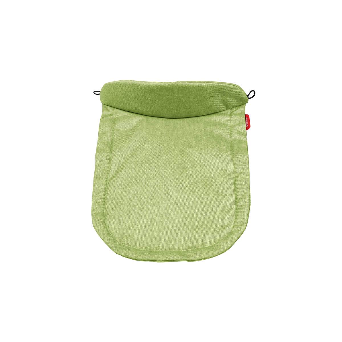 Green stroller seat liner in Phil&Teds Snug Carrycot replacement carrycot lid