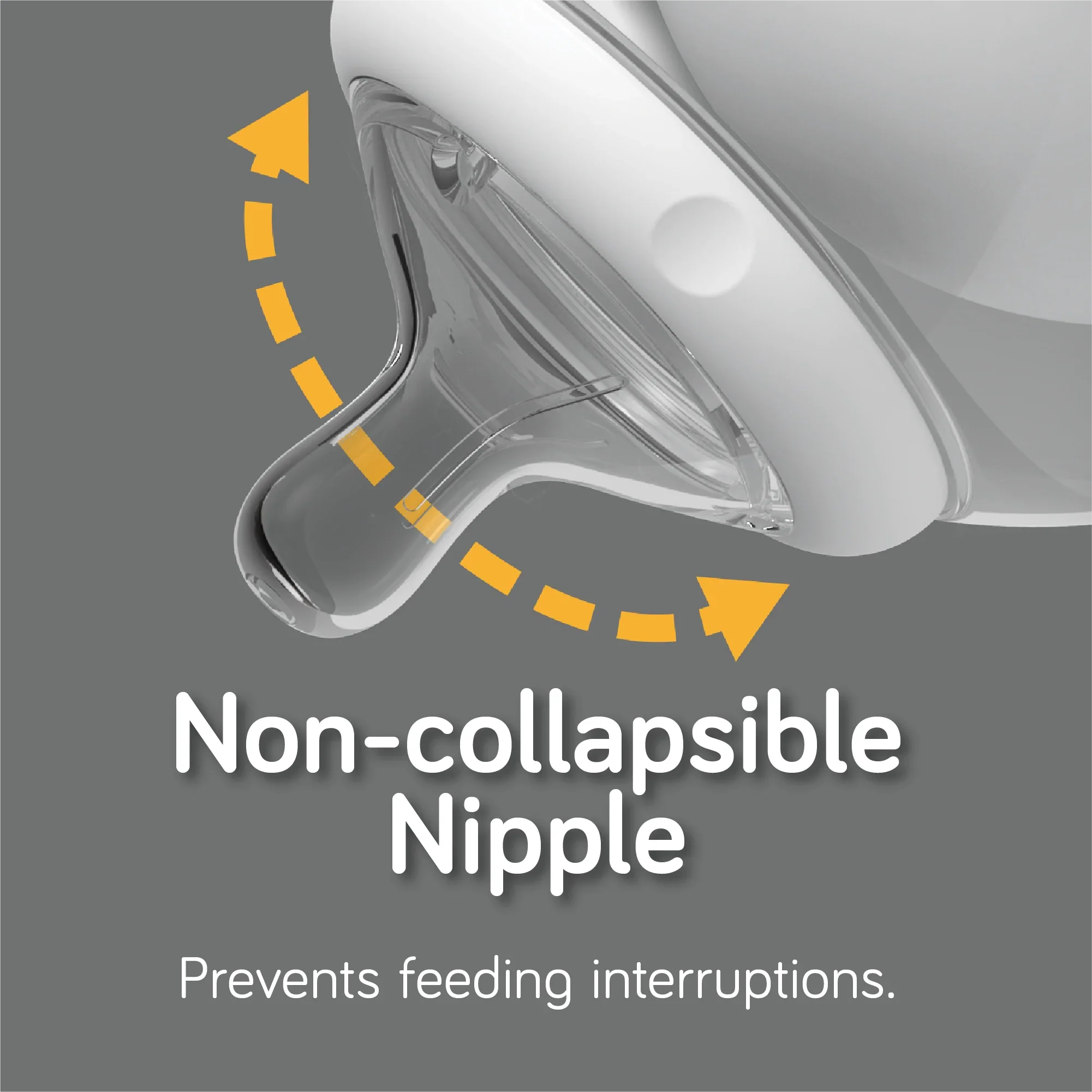 Baby bottle nipple for Nanobebe SLOW FLOW 0m+ with advanced venting features