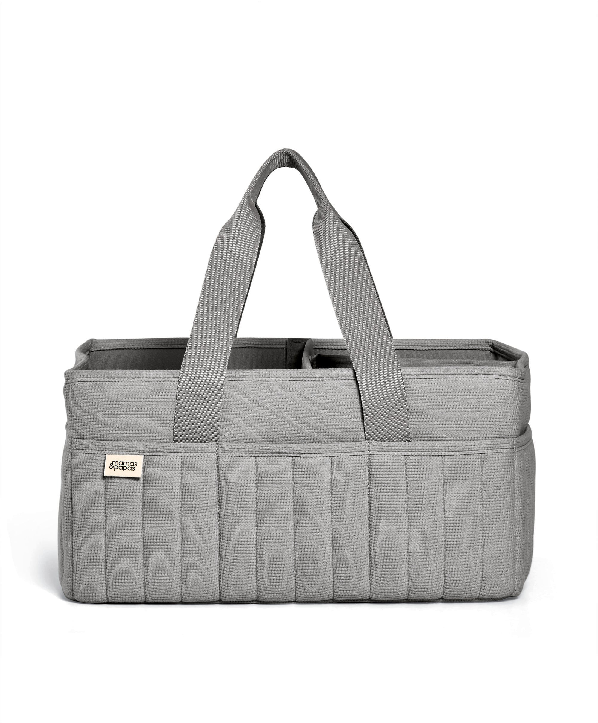 Nappy Caddy - Grey Waffle