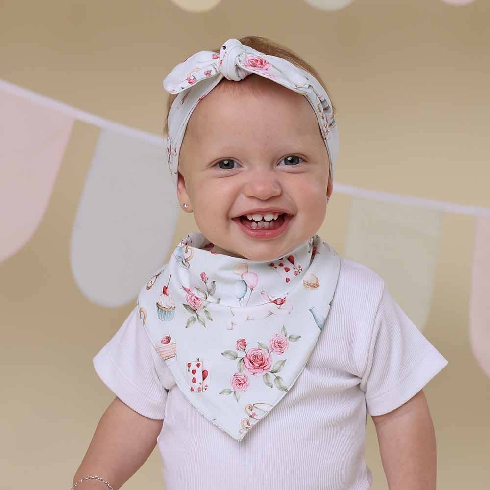 Snuggle Hunny - White Rabbit Organic Dribble Bib 