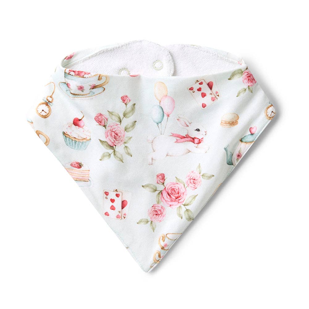 Snuggle Hunny - White Rabbit Organic Dribble Bib 