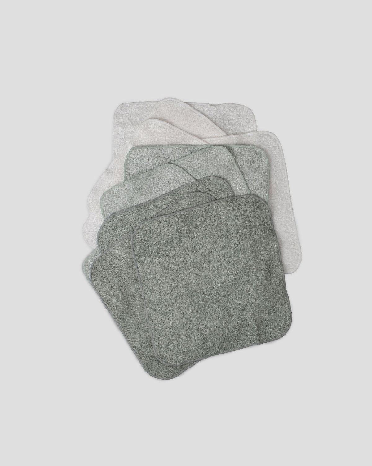Little Bamboo Baby Towelling Washer 10PK - Turtle Bay