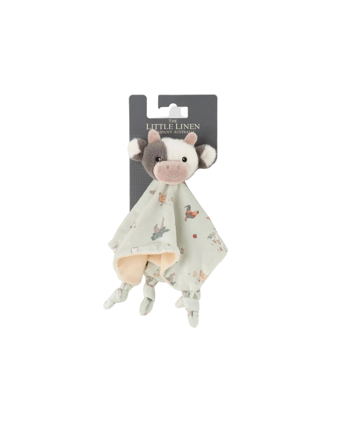 Little Linen Baby Lovie/Comforter - Farmyard Cow