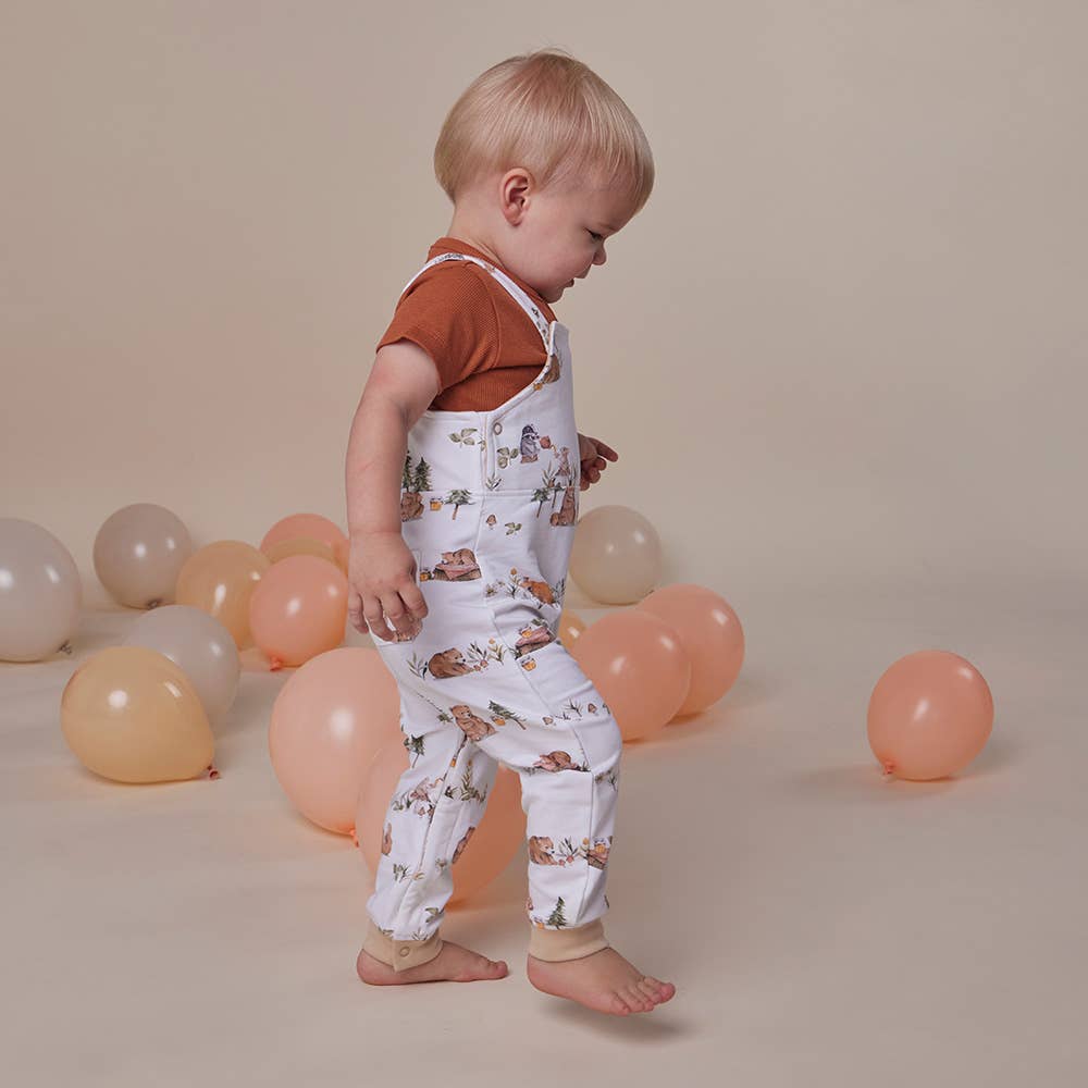 Snuggle Hunny - Bears Organic Snuggle Overalls - 0-3 Months (000)