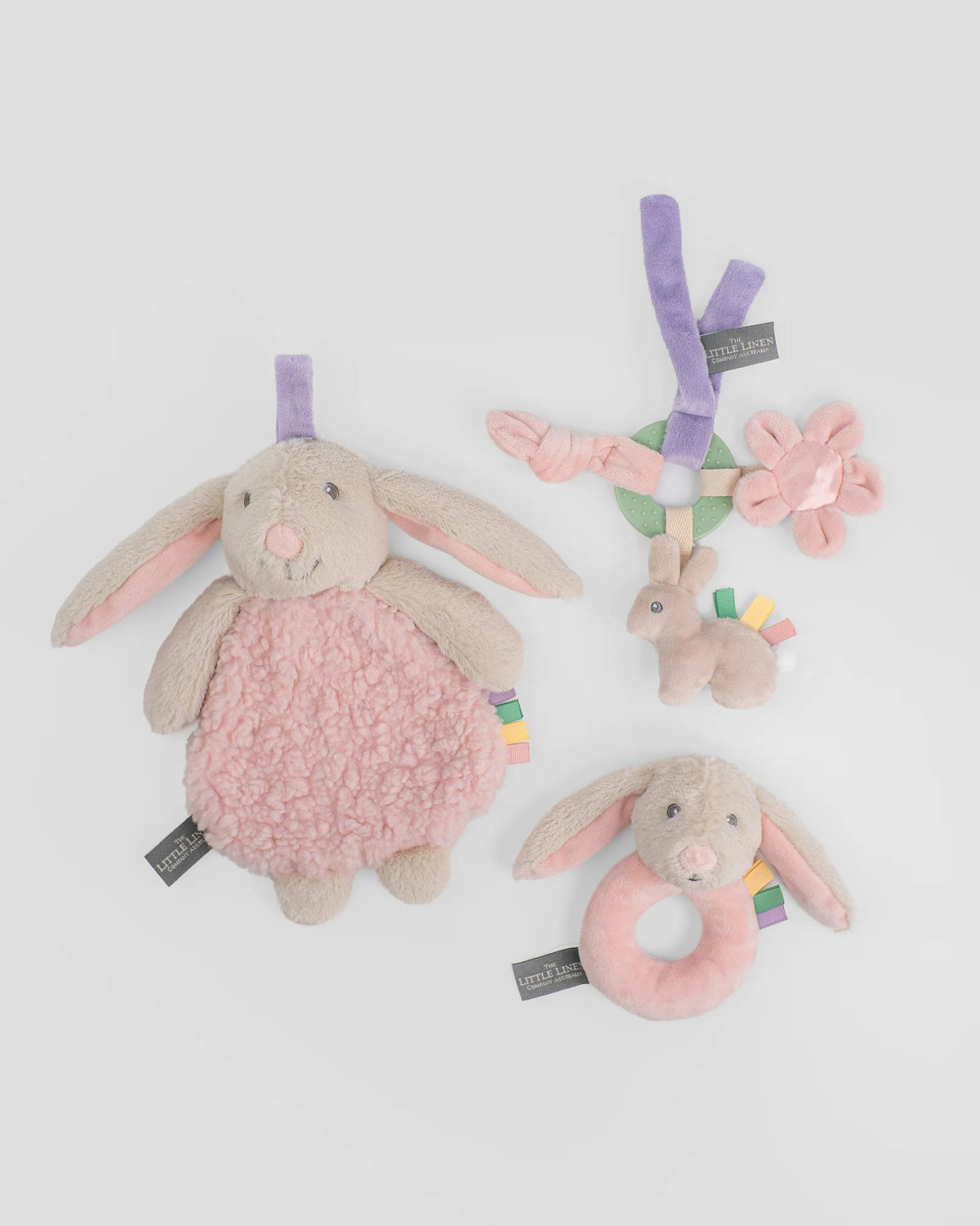 Little Linen Sensory Playset - Harvest Bunny