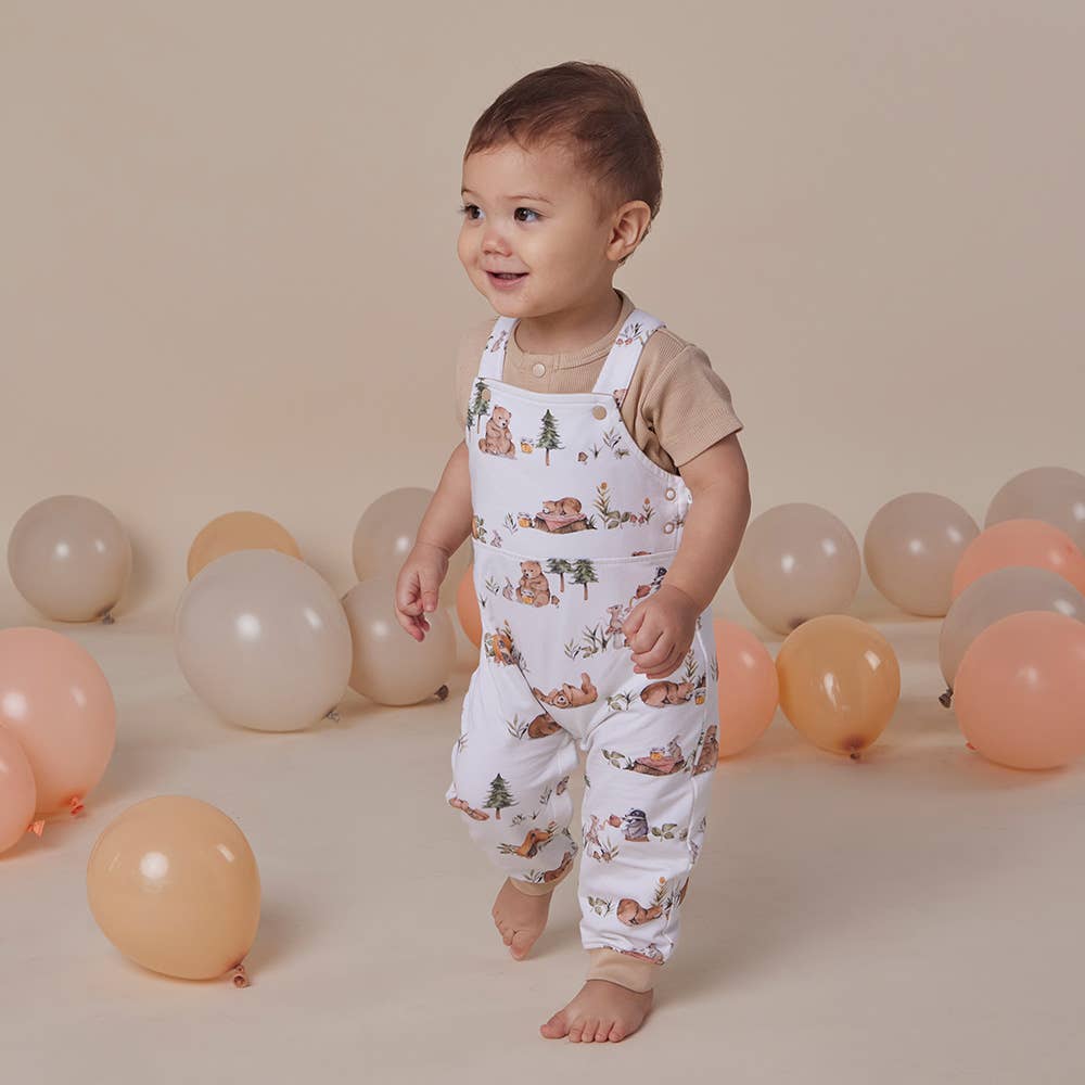 Snuggle Hunny - Bears Organic Snuggle Overalls - 0-3 Months (000)