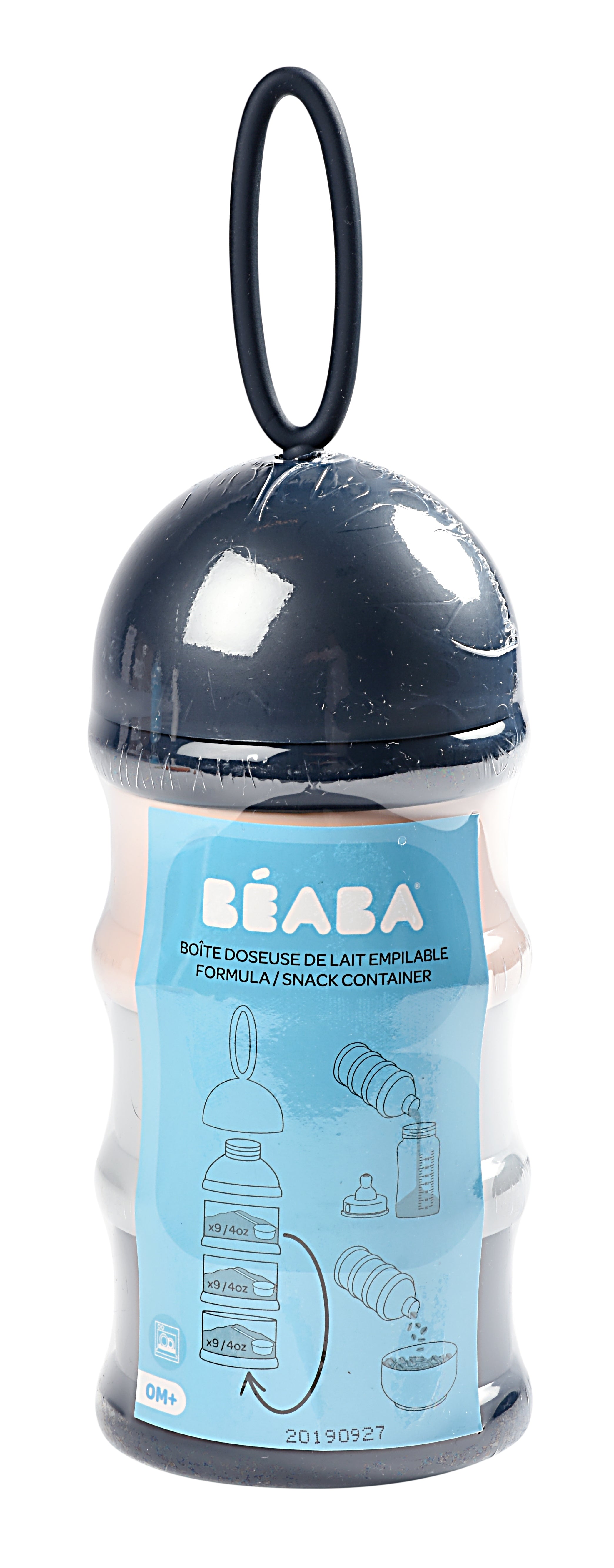 Beaba Formula & Snacks Container -Dark Blue - Tiny Tots Baby Store 