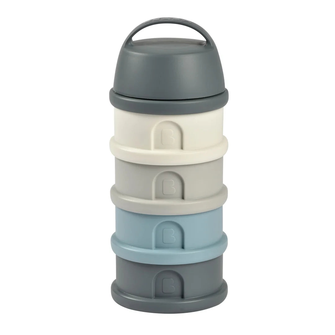 Beaba Formula and Snacks Container - MINERAL GREY/BLUE