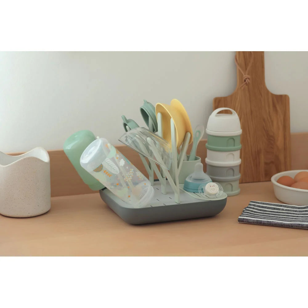 Beaba Forest Drying Rack - GREEN/GREY