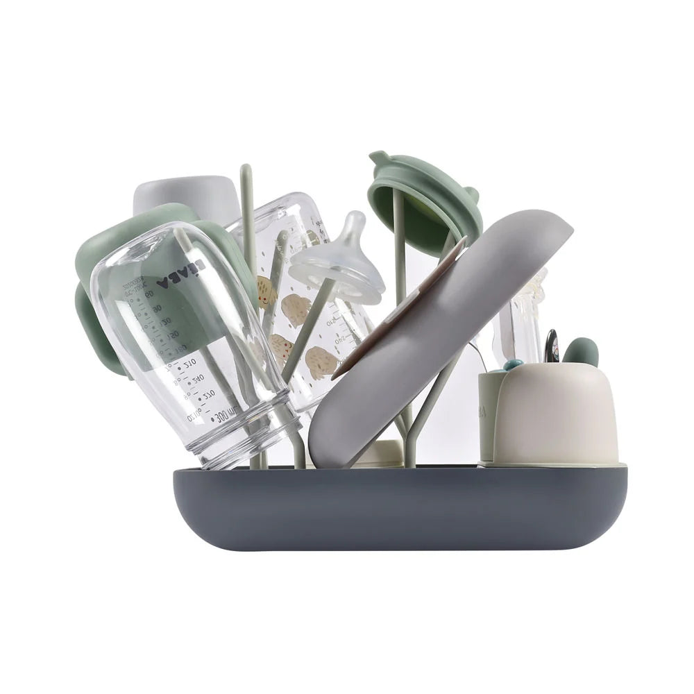Beaba Forest Drying Rack - GREEN/GREY