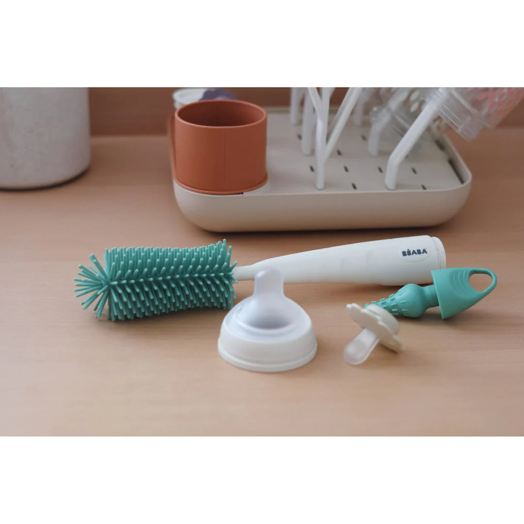 Beaba Silicone Bottle Brush - SAGE GREEN