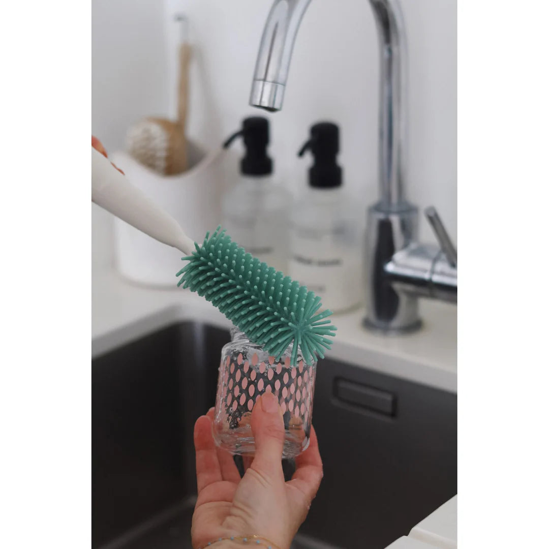 Beaba Silicone Bottle Brush - SAGE GREEN