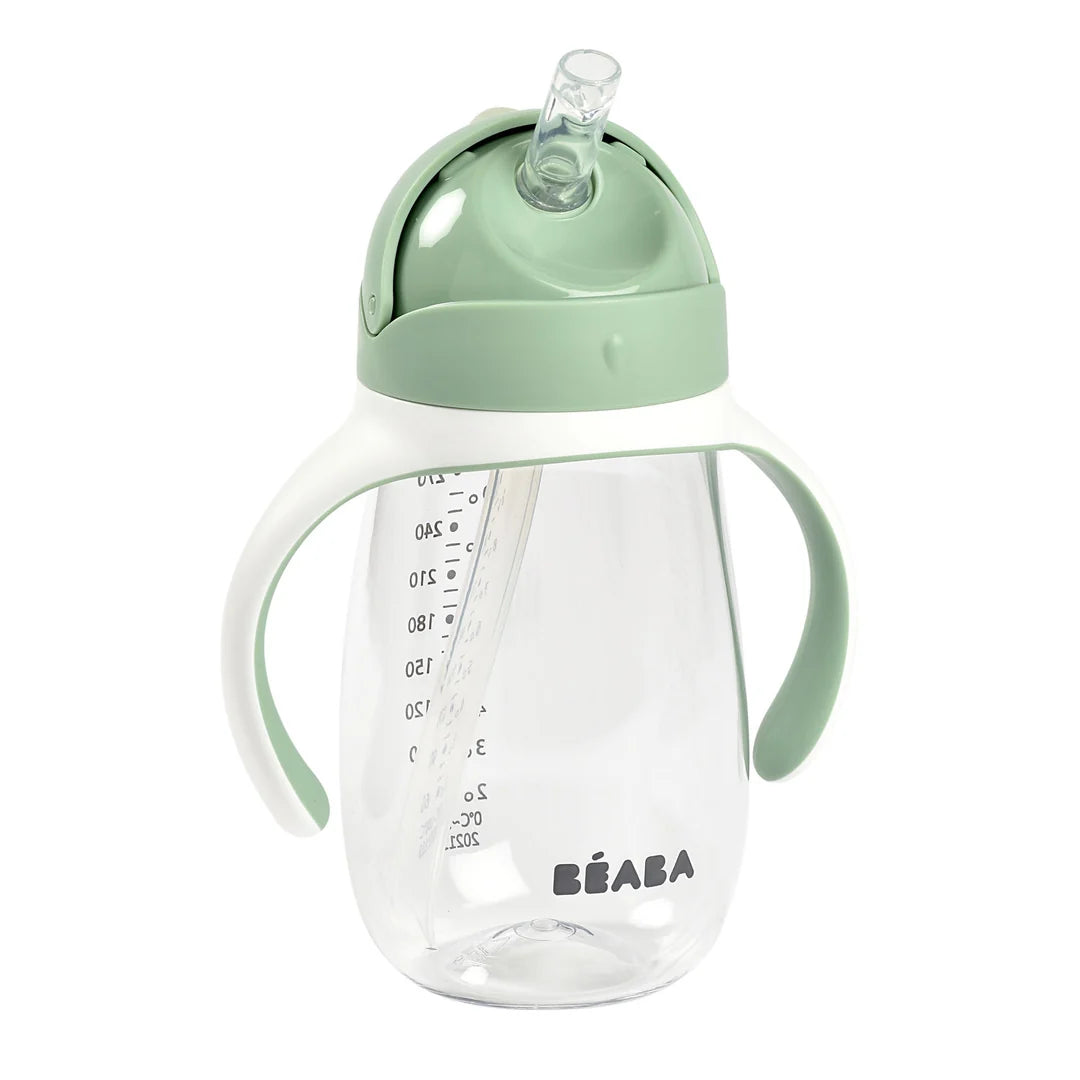 Beaba Straw Cup 300ML - SAGE GREEN