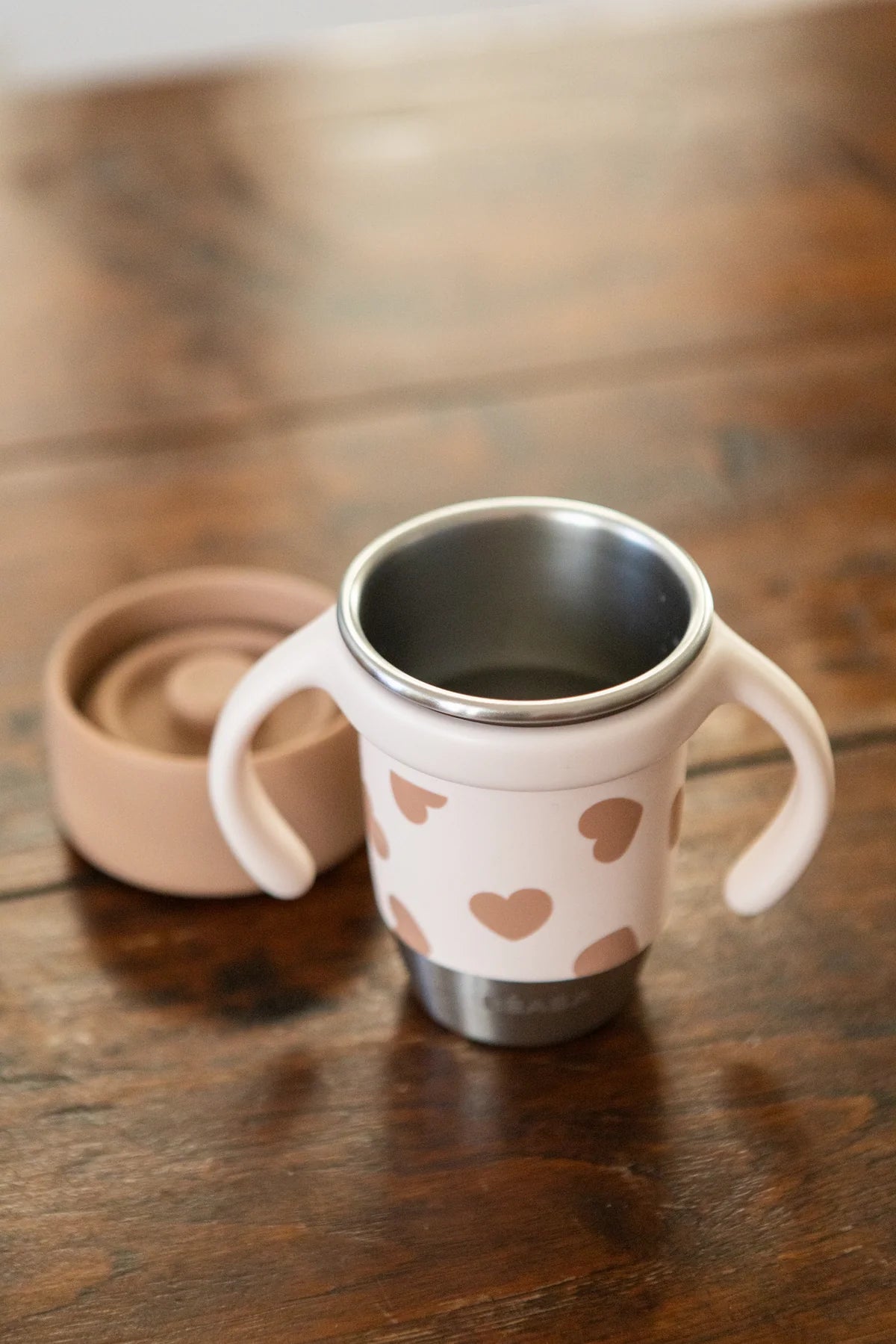 Beaba Click & Drink 360 Stainless Steel Learning Cup - Big Love