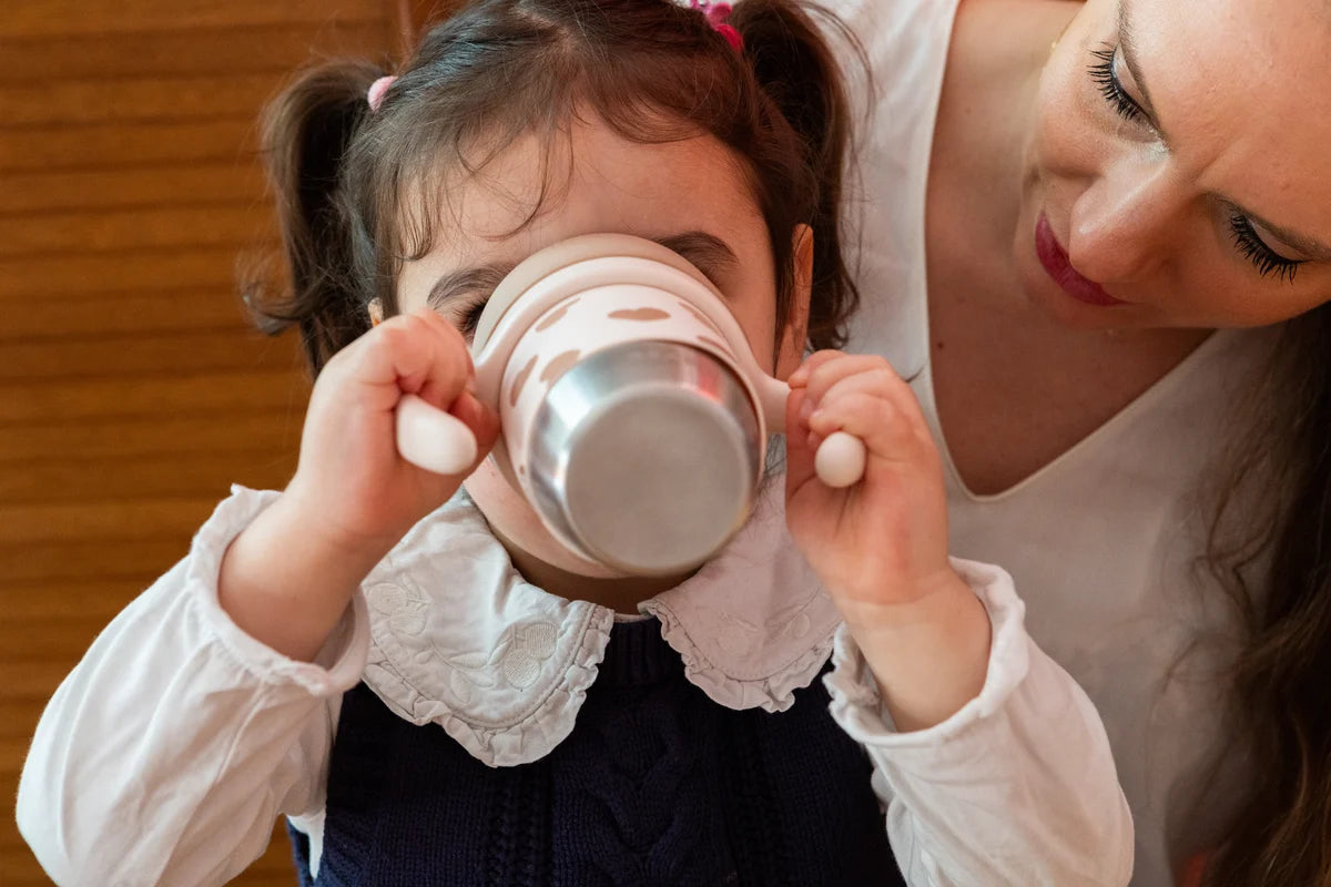 Beaba Click & Drink 360 Stainless Steel Learning Cup - Big Love