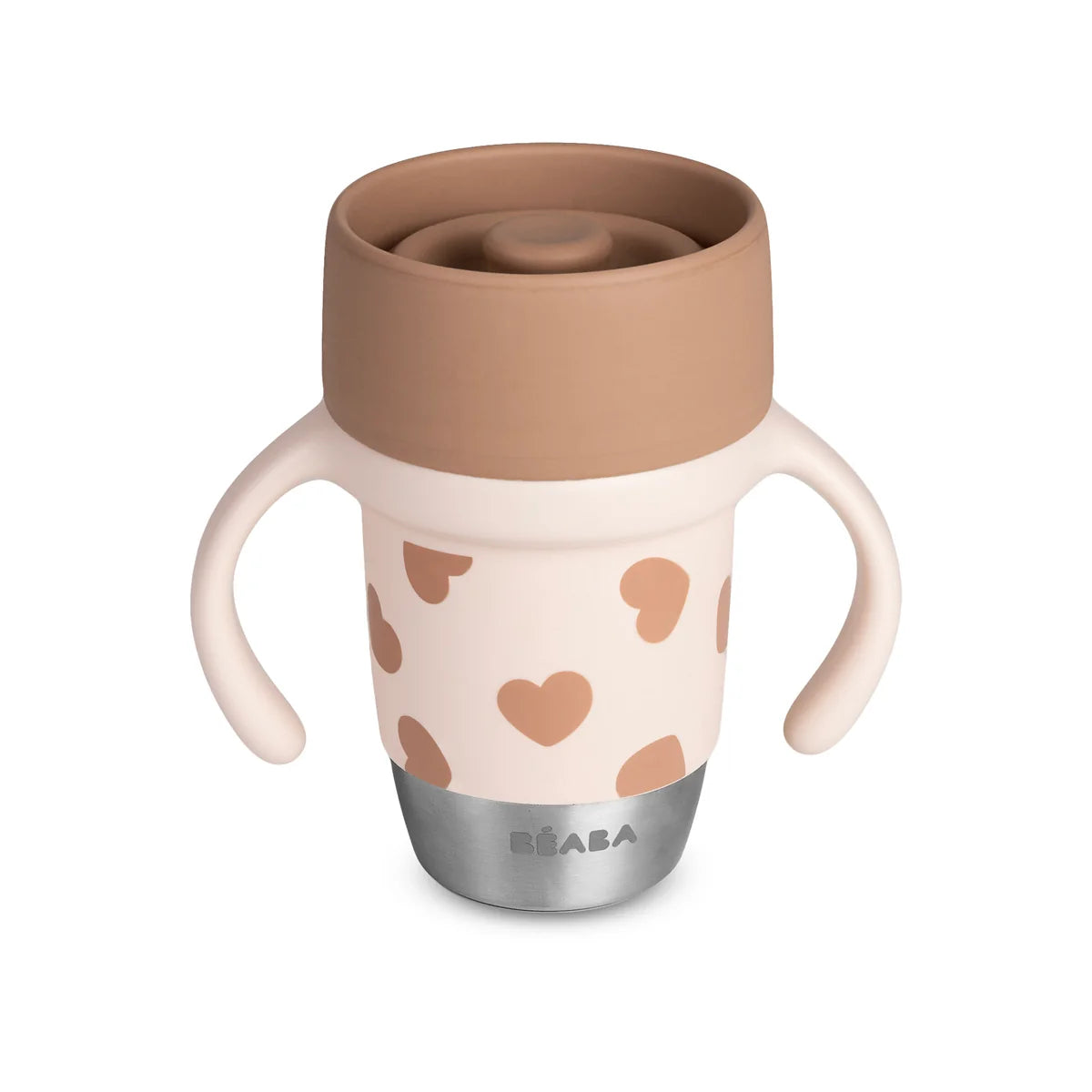 Beaba Click & Drink 360 Stainless Steel Learning Cup - Big Love