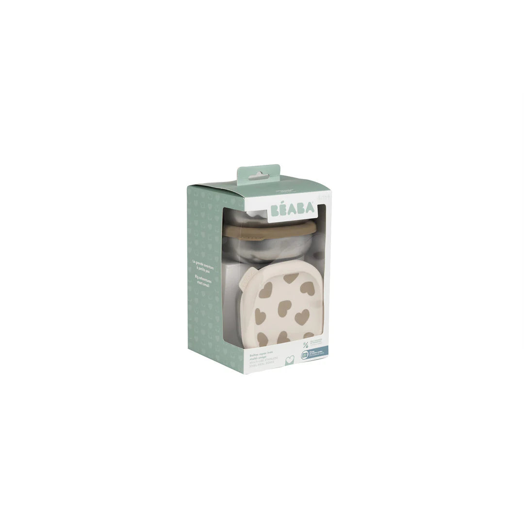 Beaba Stainless Steel Meal Box Set - BIG LOVE | ETA early July