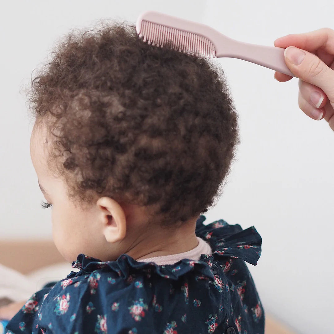 Beaba Baby Brush & Comb - OLD PINK