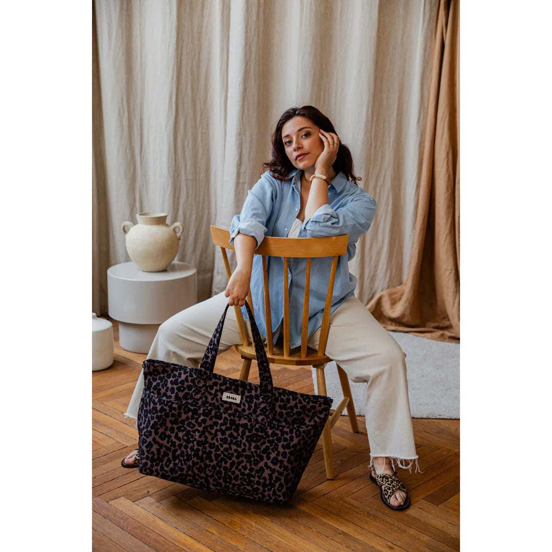 Beaba Madrid XXL Nappy Bag- LEOPARD