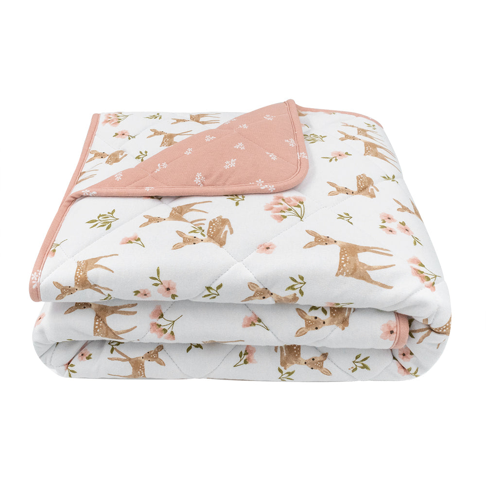 Living Textiles Quilted Cot Comforter - Tiny Tots Baby Store 