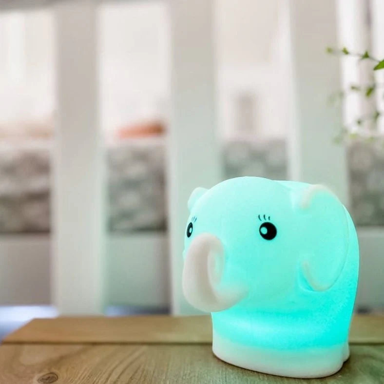 babystudio Soft Silicon Night Light - Elephant 