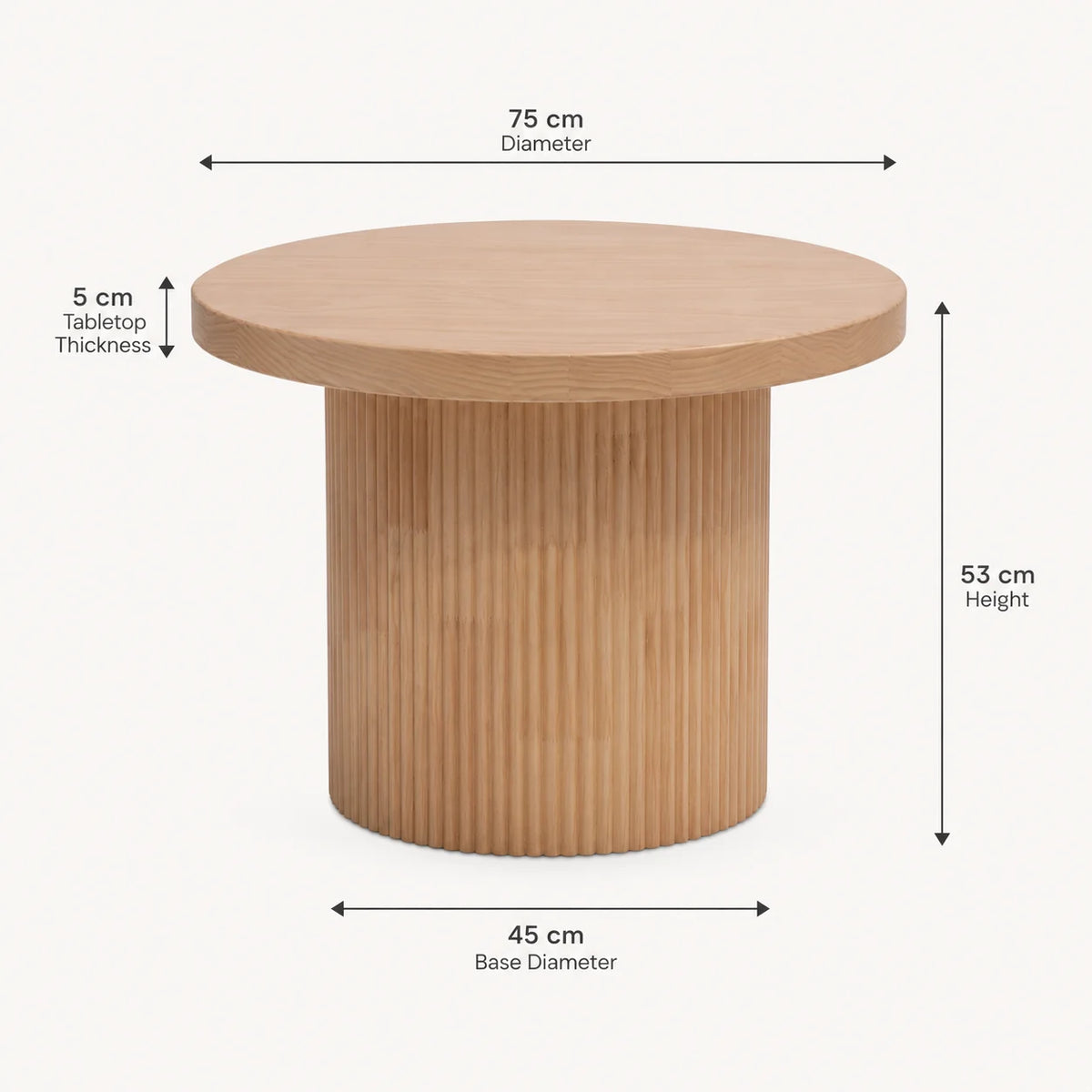 Cocoon Alva Table Sandstone