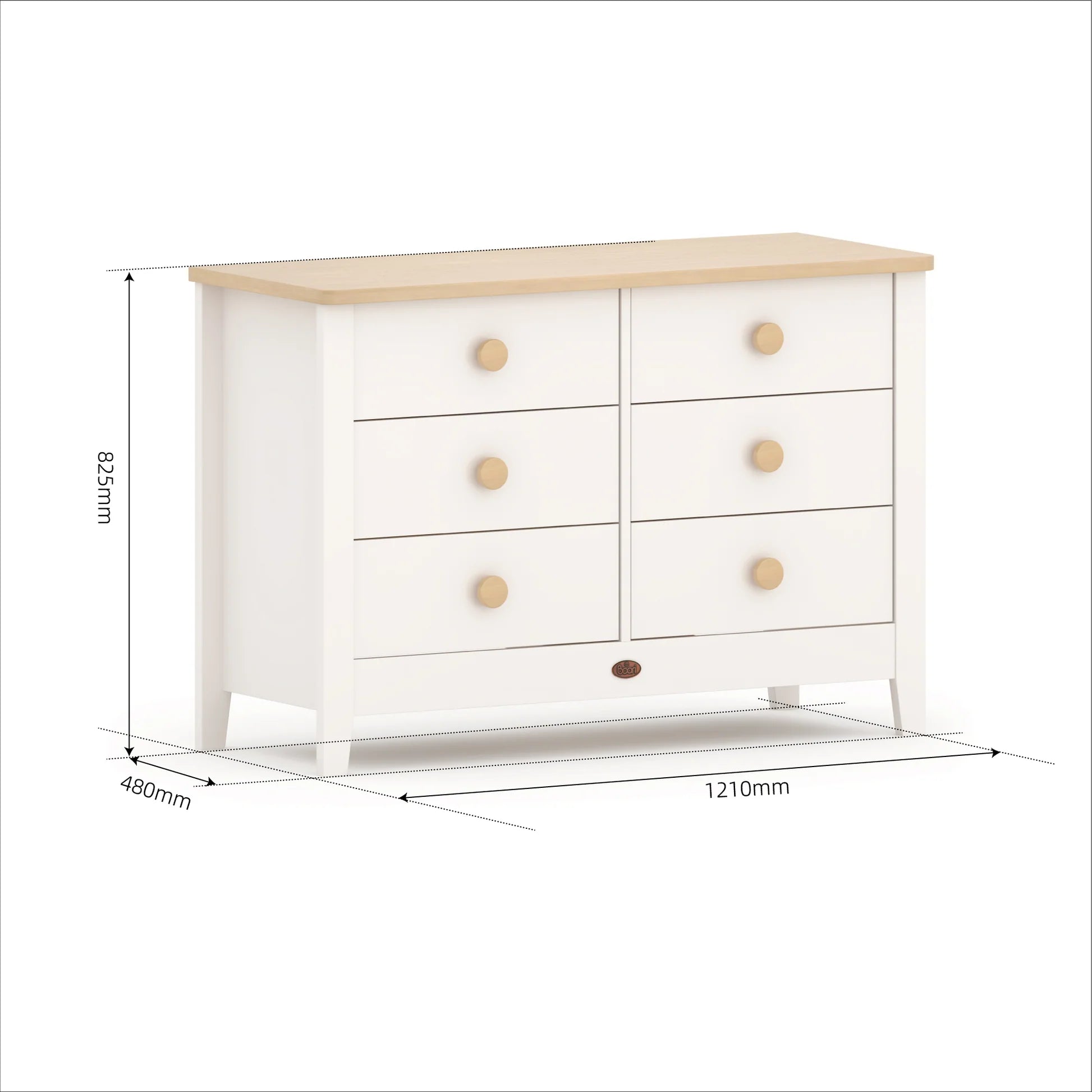 Boori Universal 6 Drawer Chest 