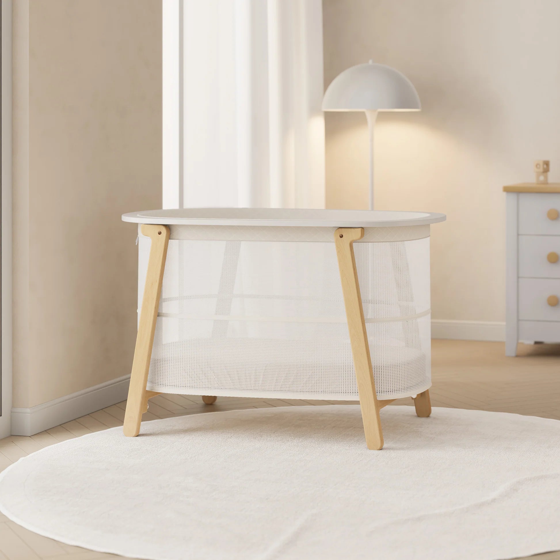 Boori Nest Easy-store Compact Cot (Airflow Mattress included)
