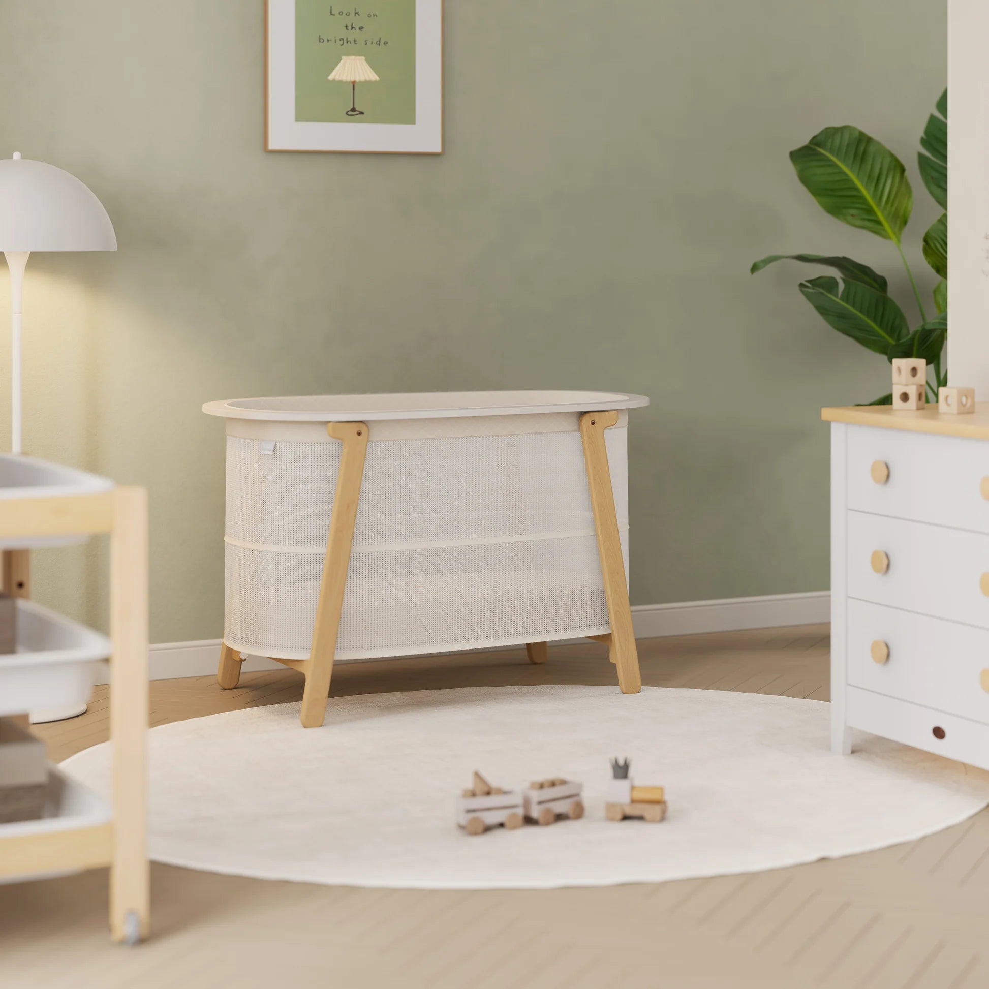 Boori Nest Easy-store Compact Cot (Airflow Mattress included)