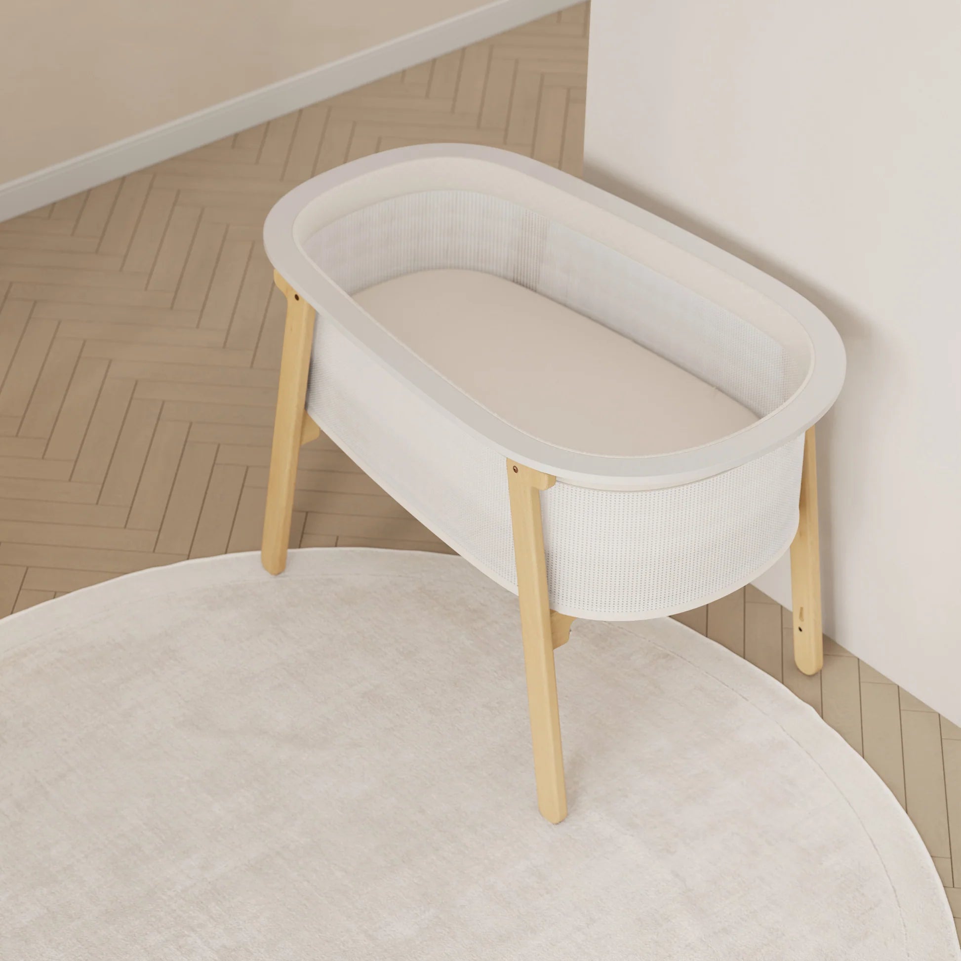 Boori Nest Easy-store Compact Cot (Airflow Mattress included)