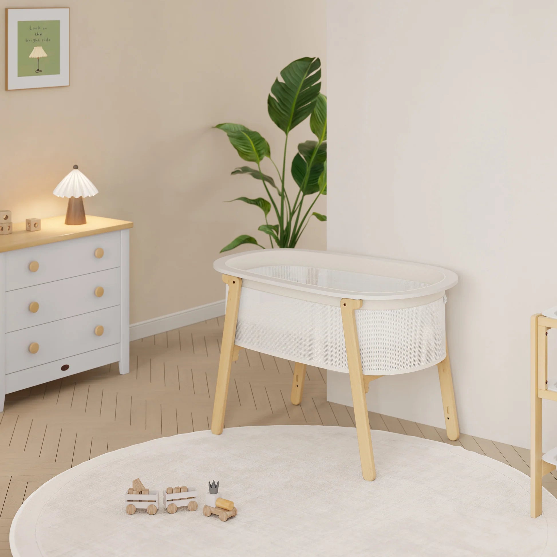 Boori Nest Easy-store Compact Cot (Airflow Mattress included)