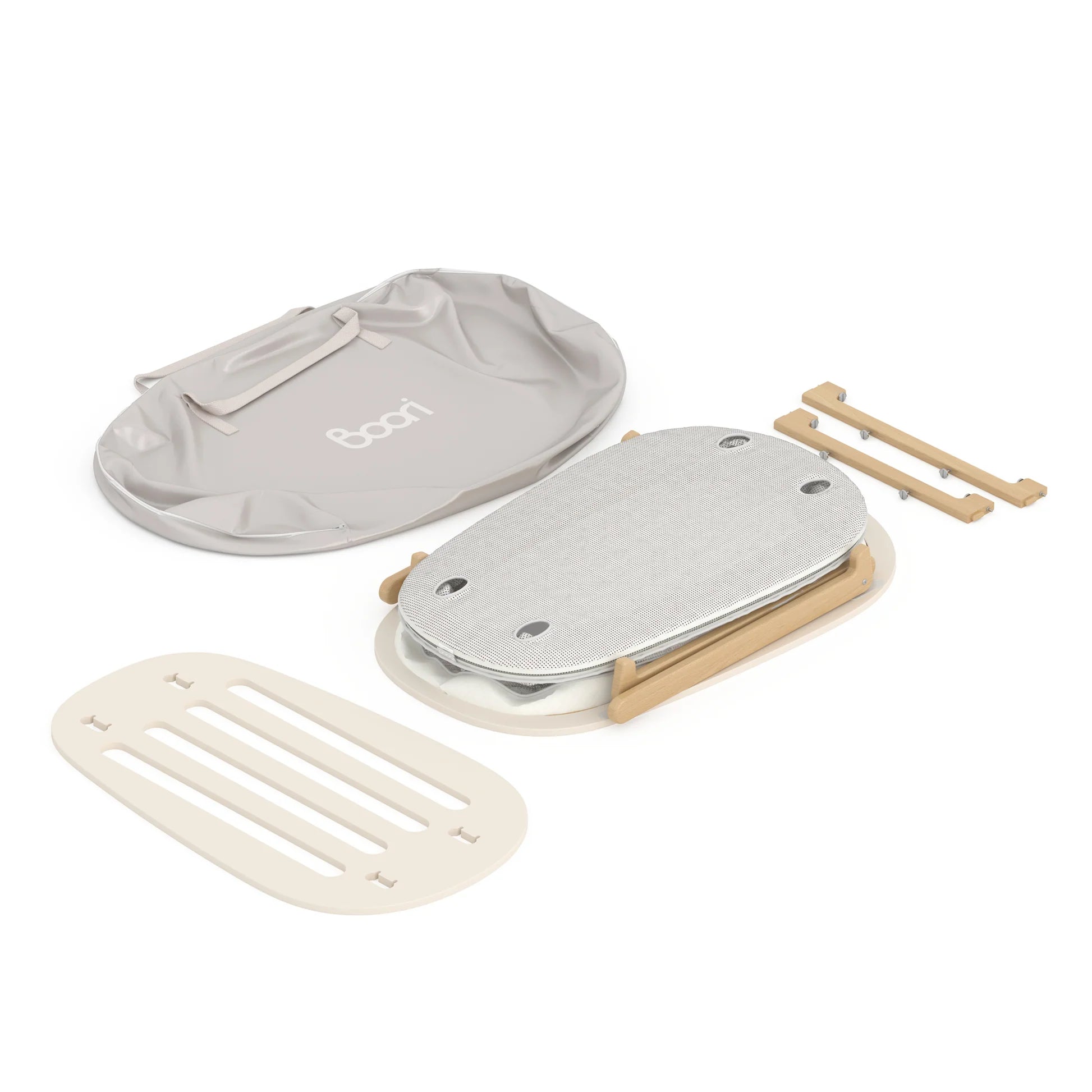 Boori Nest Easy-store Compact Cot (Airflow Mattress included)