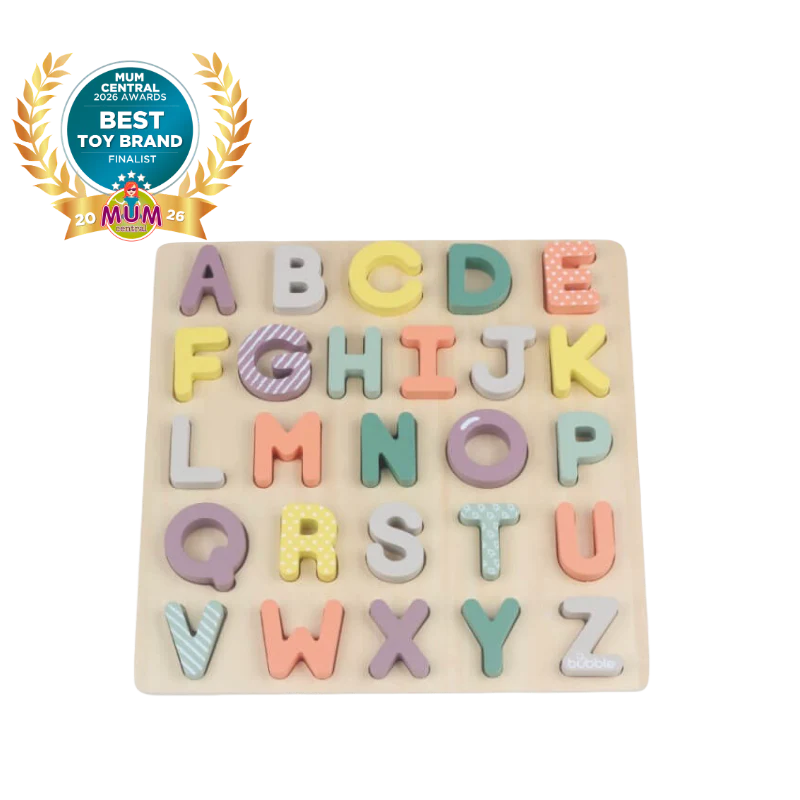 Bubble Wooden Alphabet Puzzle