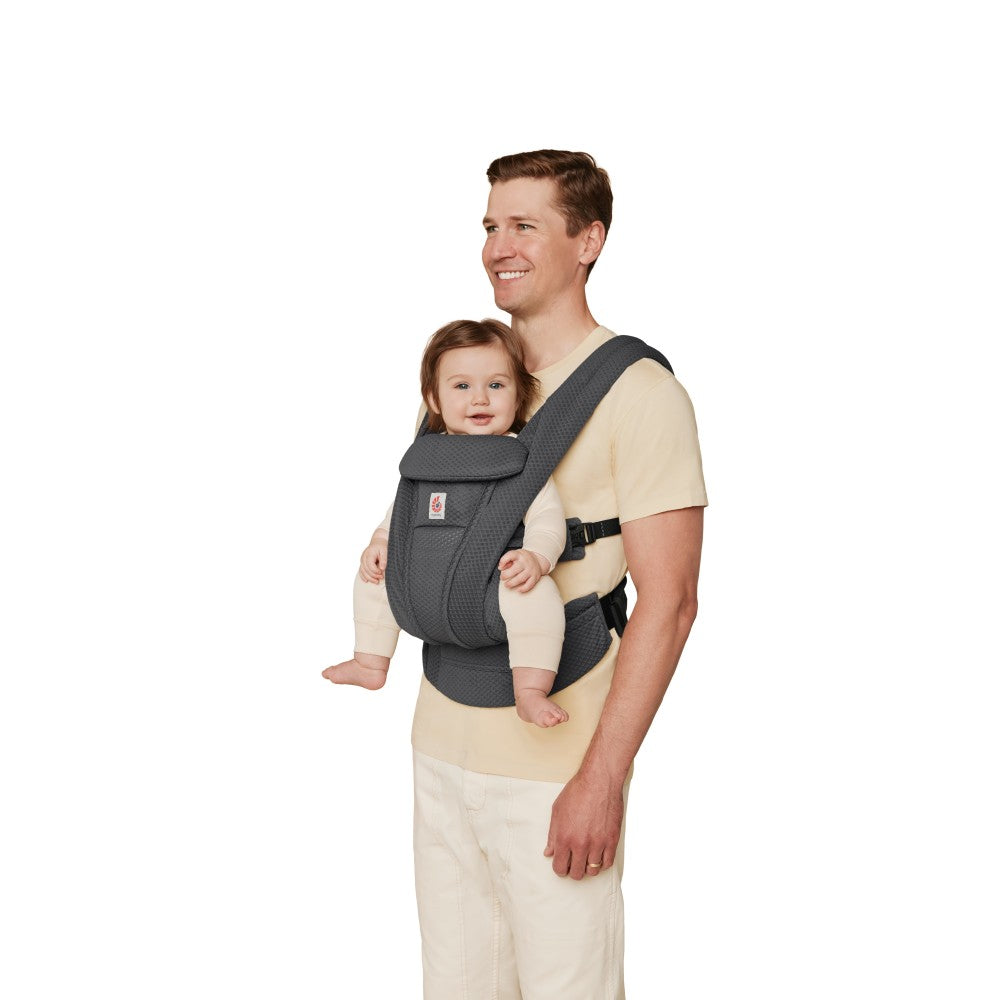 Ergobaby Omni Deluxe All-in-One Mesh Baby Carrier - Graphite Grey