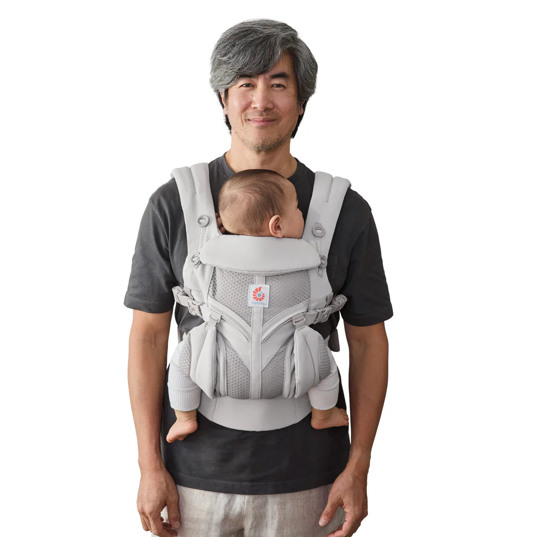 Ergobaby Omni 'Classic' Mesh Baby Carrier - PEARL GREY | ETA 01 Aug